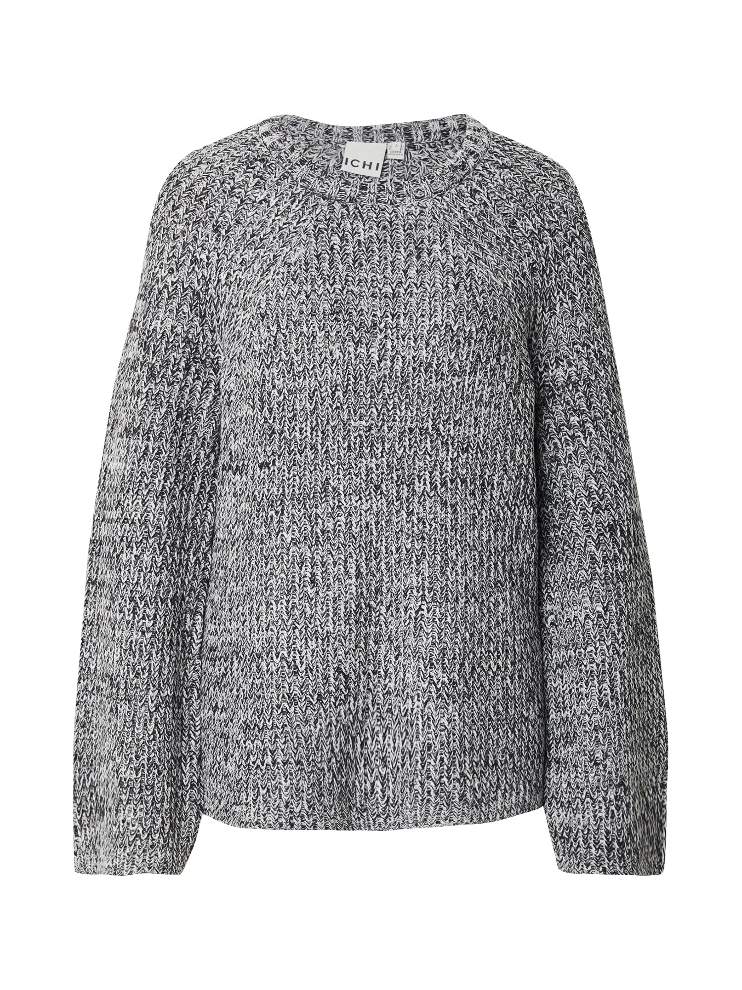 ICHI Pulover IHDAFODIL  negru / alb