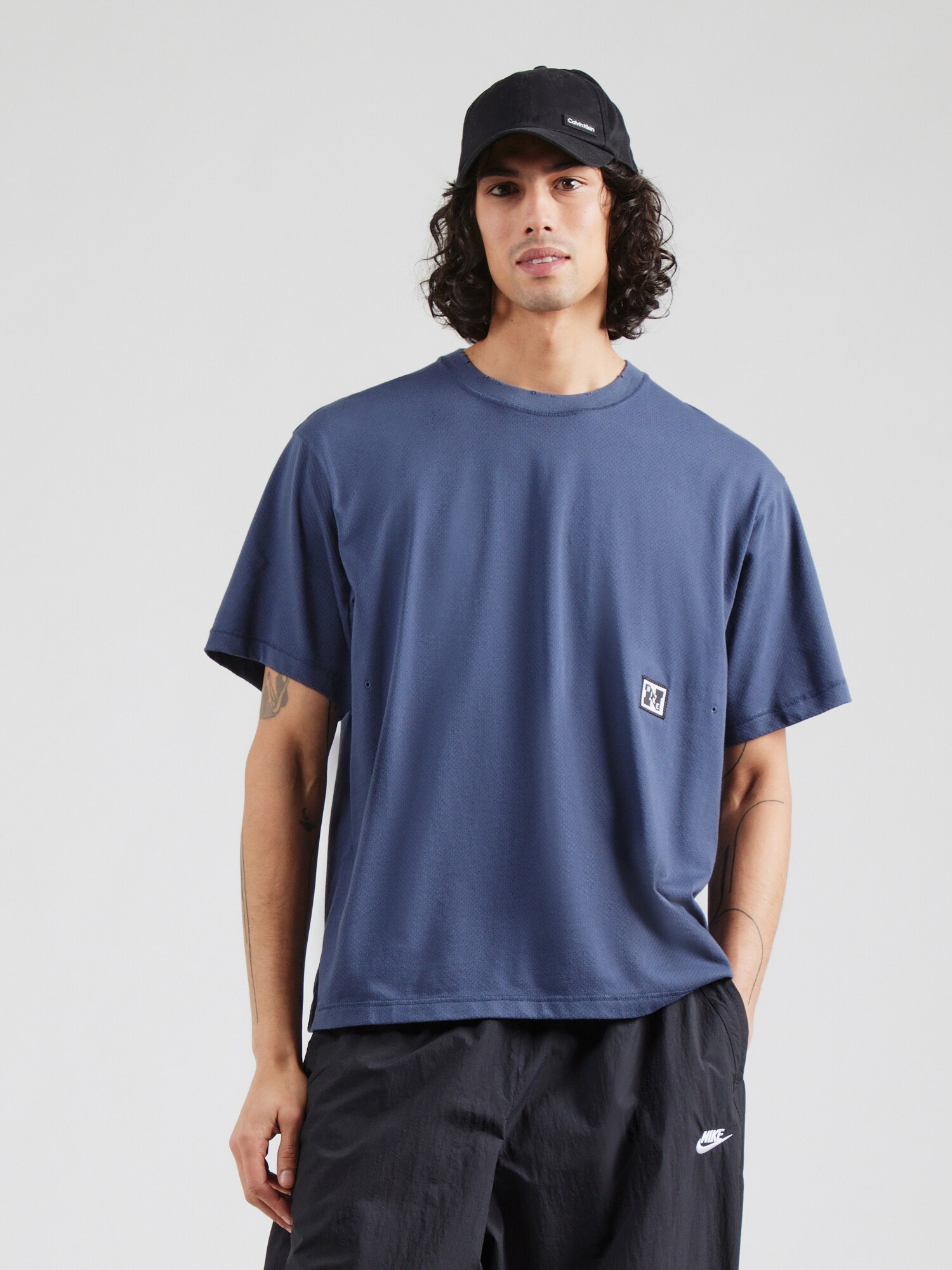 NIKE Funkcionális felső 'HERITAGE'  tengerészkék / fehér termék 2. képe