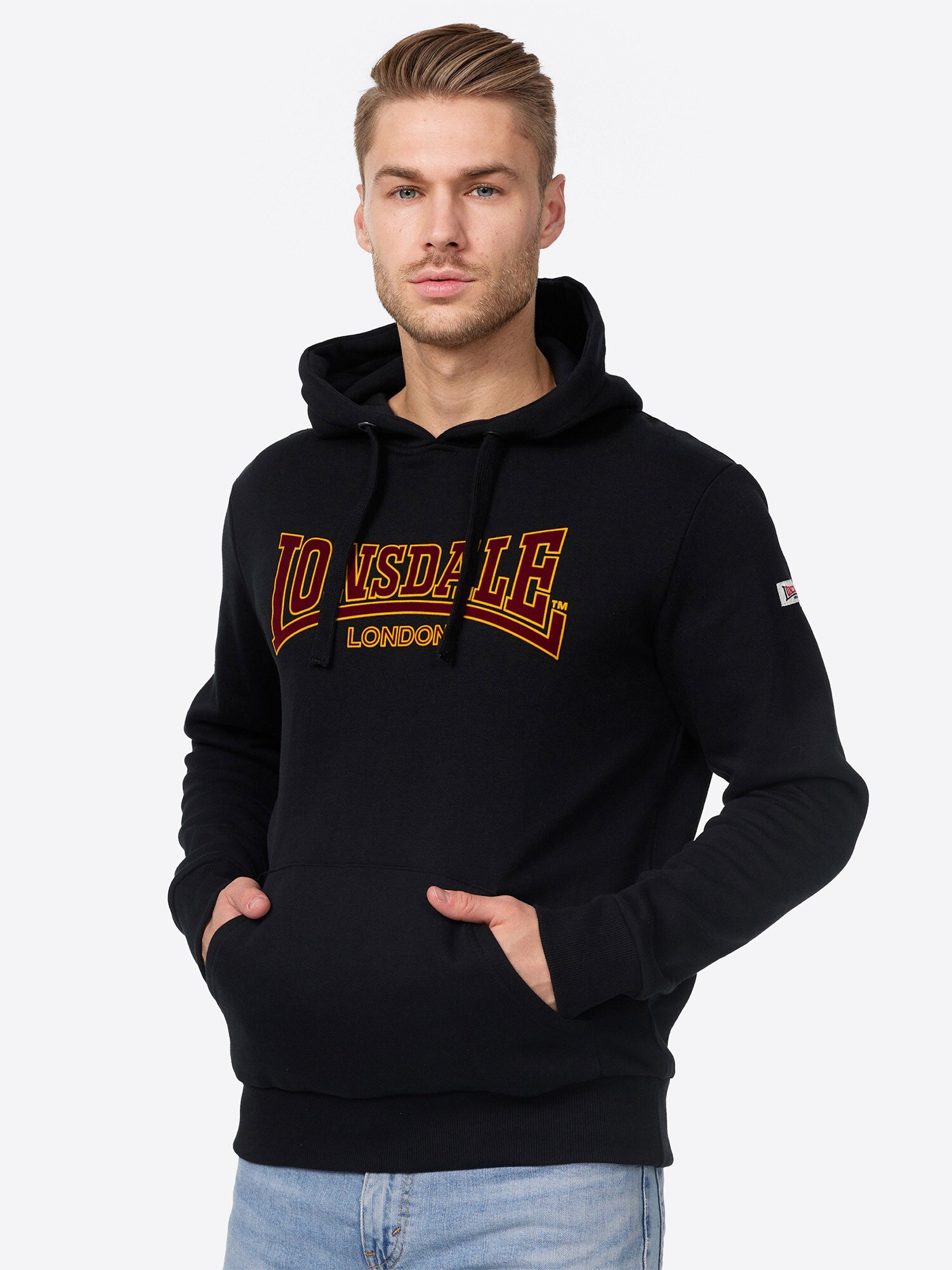 LONSDALE Tréning póló  sárga / piros / fekete termék 2. képe