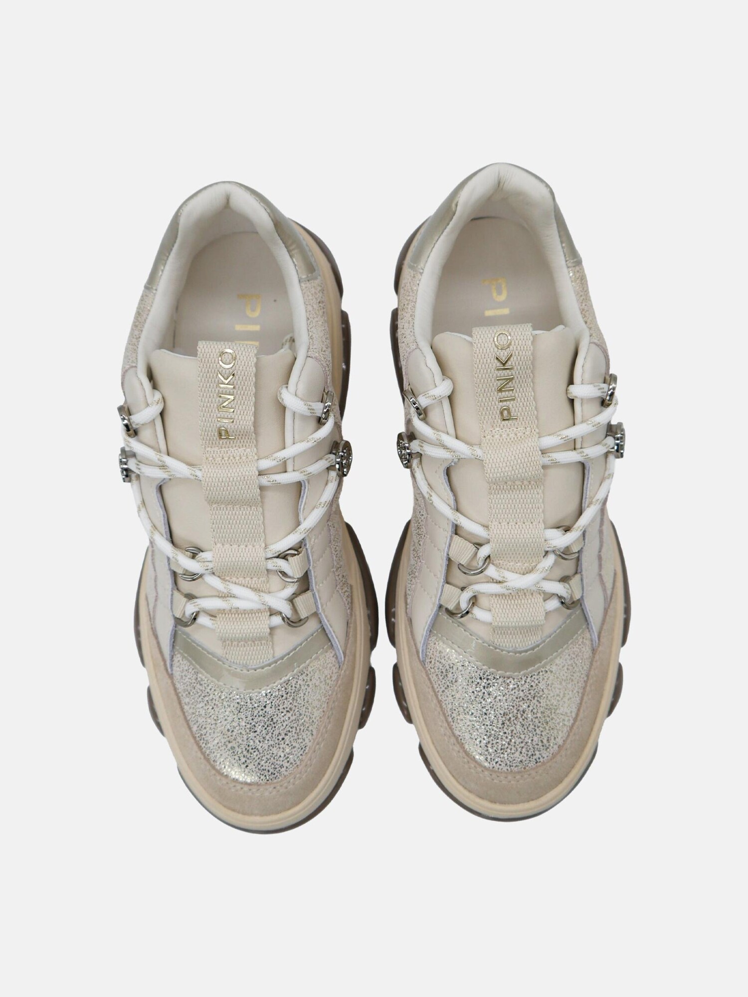 PINKO Zapatillas deportivas bajas 'ATHENA' platino – imagen 3