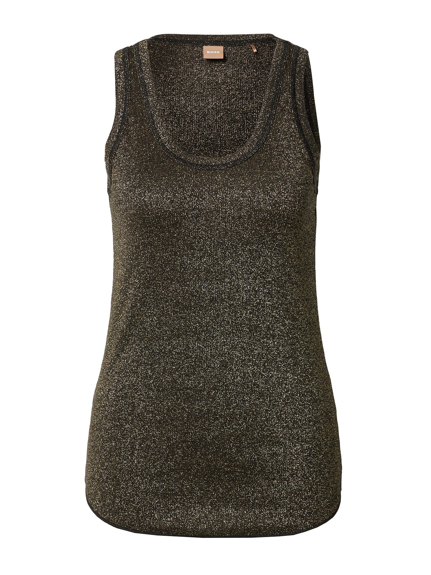 BOSS Orange Top 'Eluxa'  auriu / negru