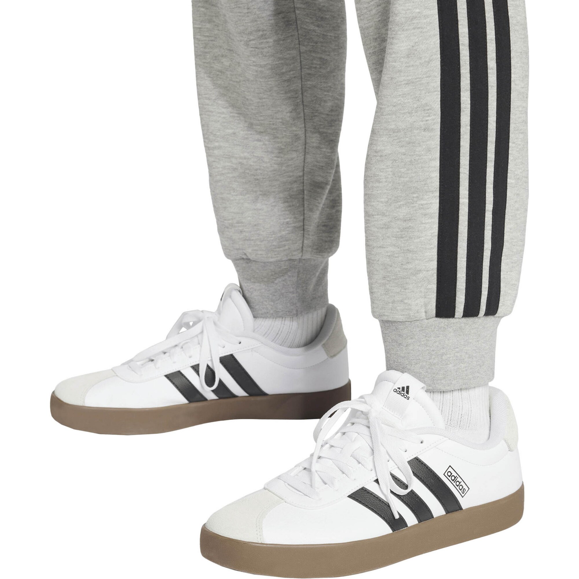 ADIDAS SPORTSWEAR Športové nohavice sivá melírovaná / čierna (obrázok 6)