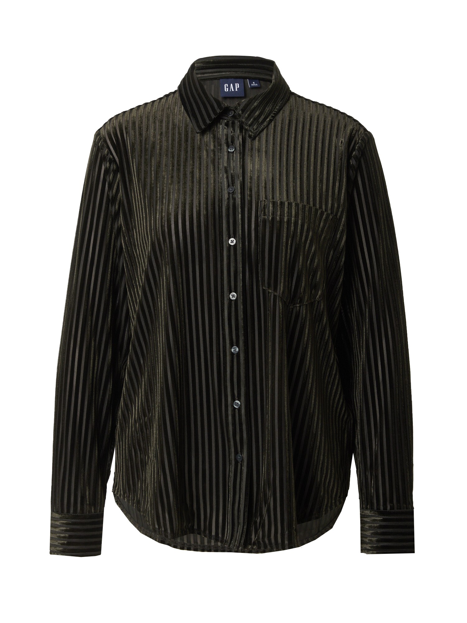 GAP Bluză VELVET  negru