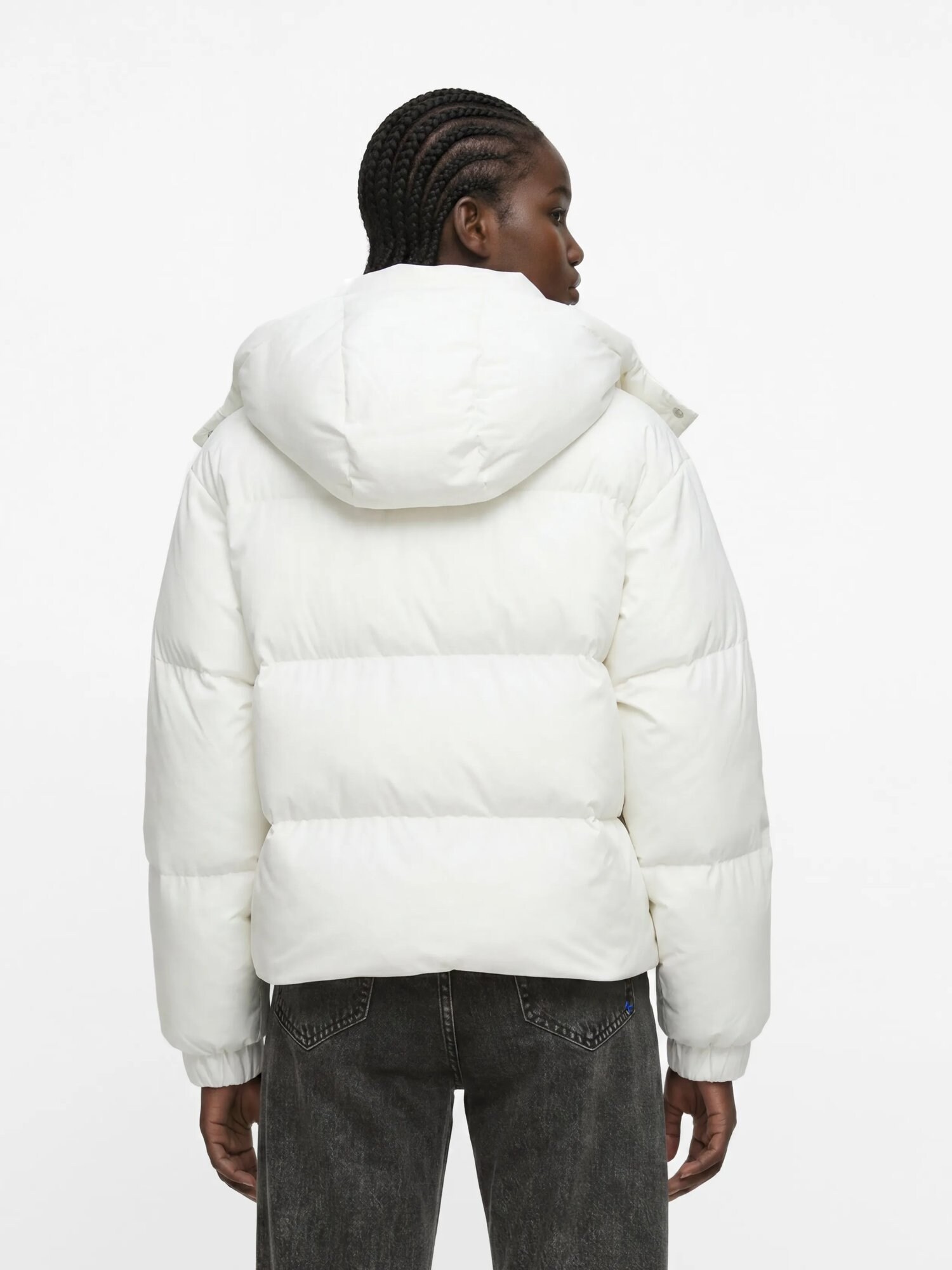 KARL LAGERFELD JEANS Chaqueta de entretiempo crema – imagen 3