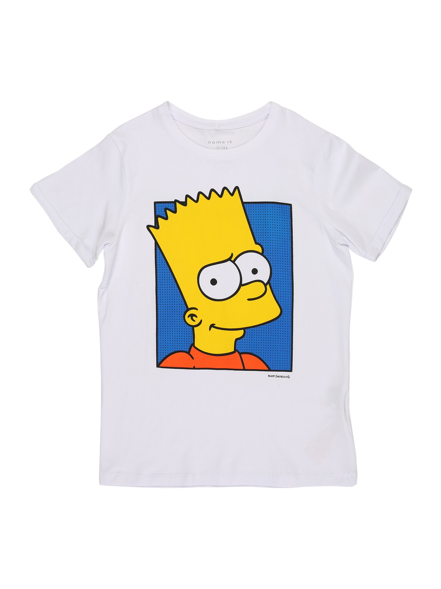 NAME IT Marškinėliai 'SIMPSONS '  balta / mėlyna / geltona / oranžinė