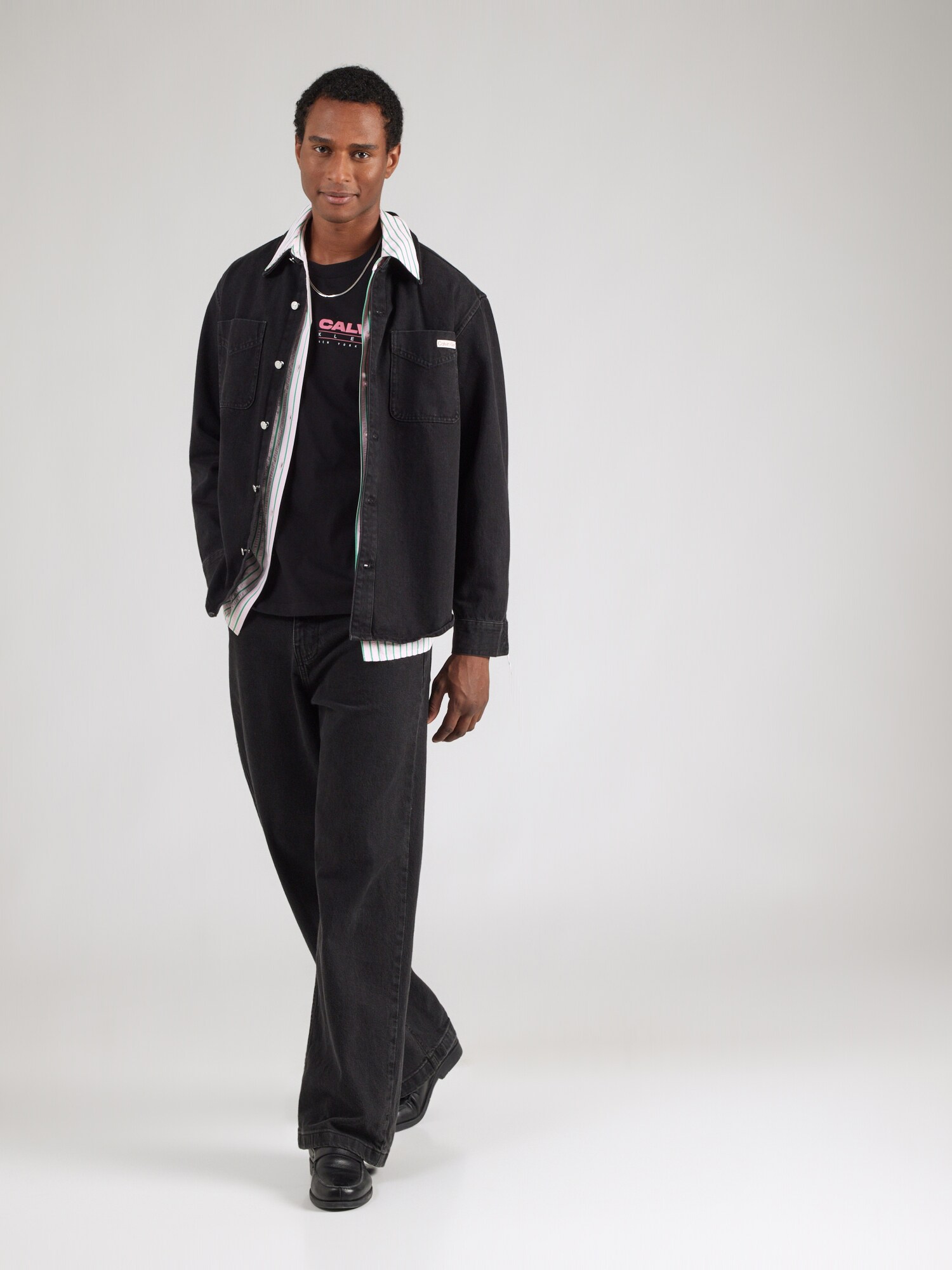 Calvin Klein Jeans Camiseta  rosa / negro / blanco – imagen 4