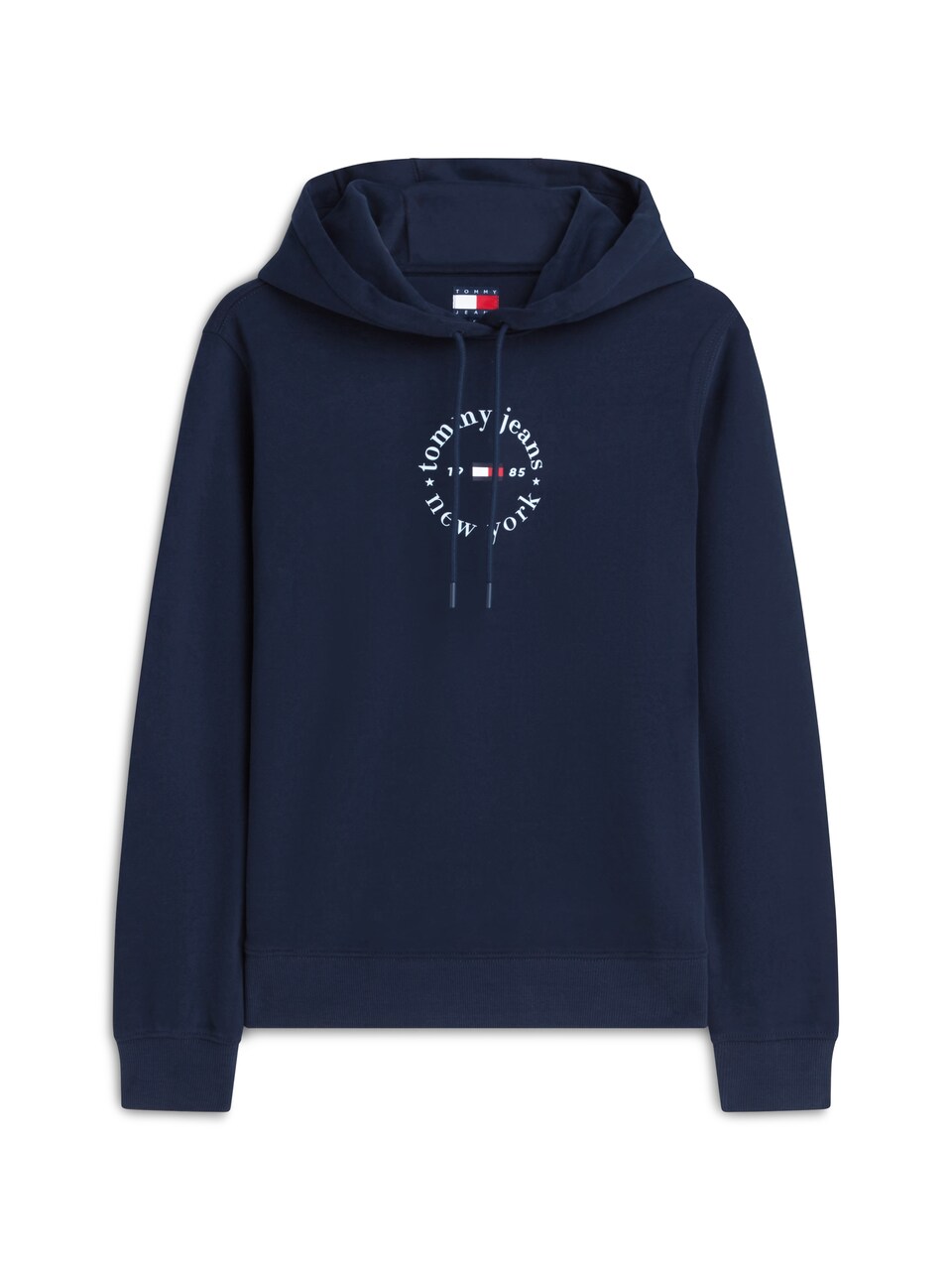 Sweatshirt 'Logo Drawstring' marinblå / röd