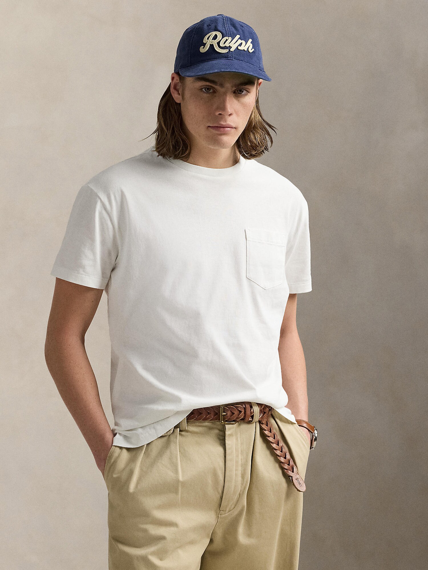 Polo Ralph Lauren Póló 'CLASSIC'  tengerészkék / fehér termék 2. képe