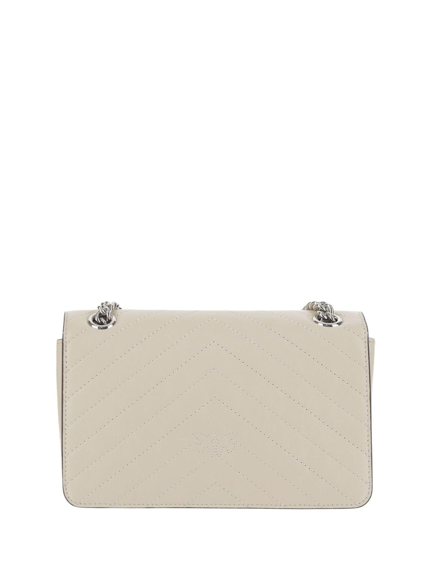 Pinko Bolso Bolso con solapa Love One Light Mini Vitello Wr Blanco para mujer – imagen 3