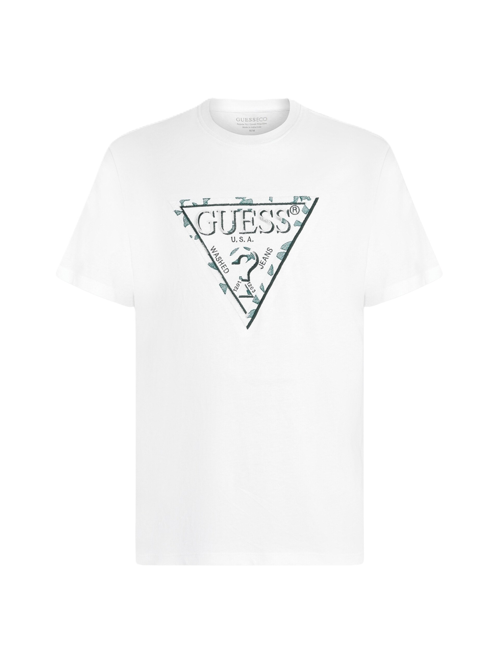 Guess T-shirt smaragd / mörkgrön herr