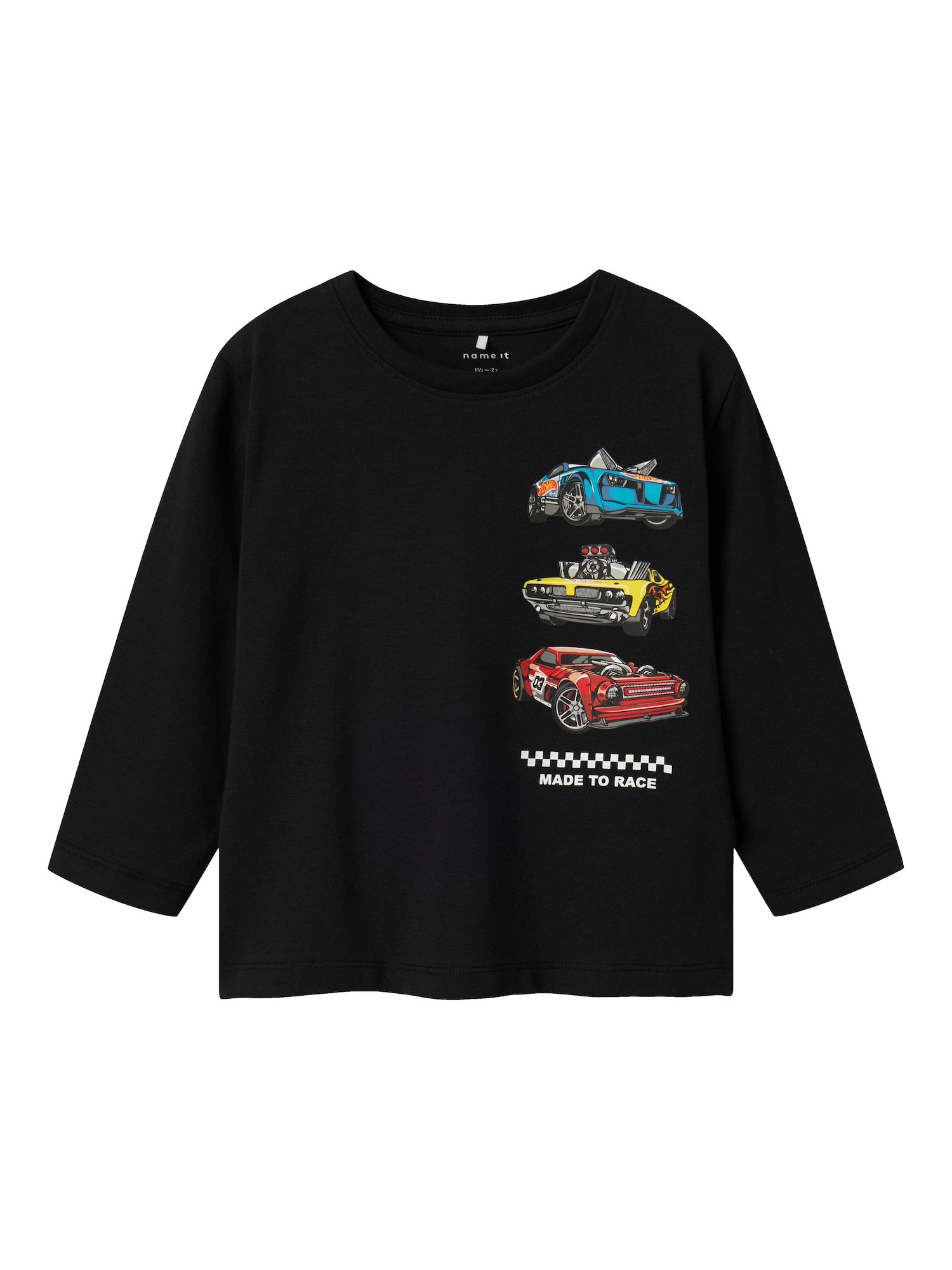 NAME IT Tricou DRUM HOTWHEELS  mai multe culori / negru