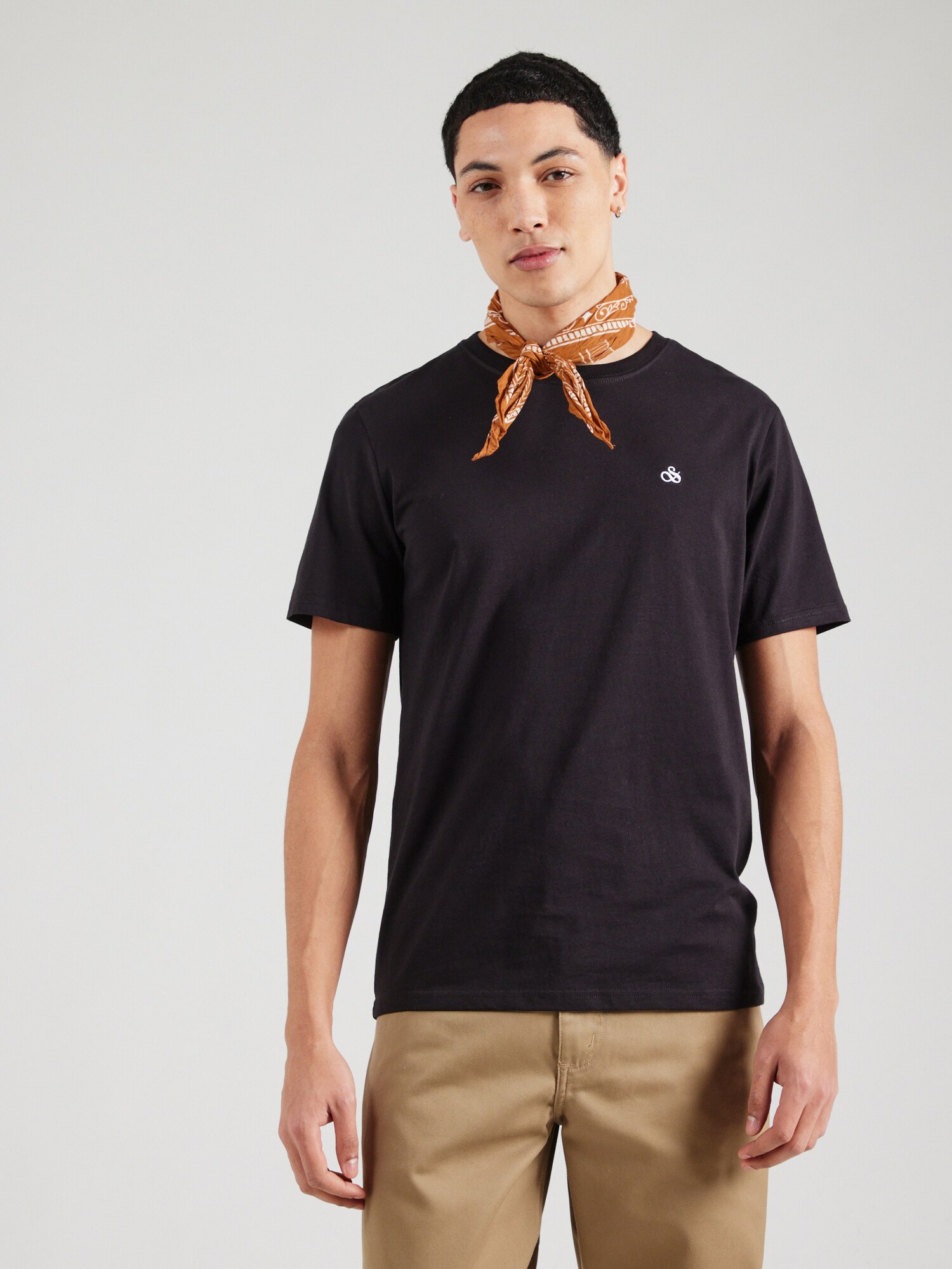 SCOTCH & SODA Póló  fekete / fehér termék 2. képe