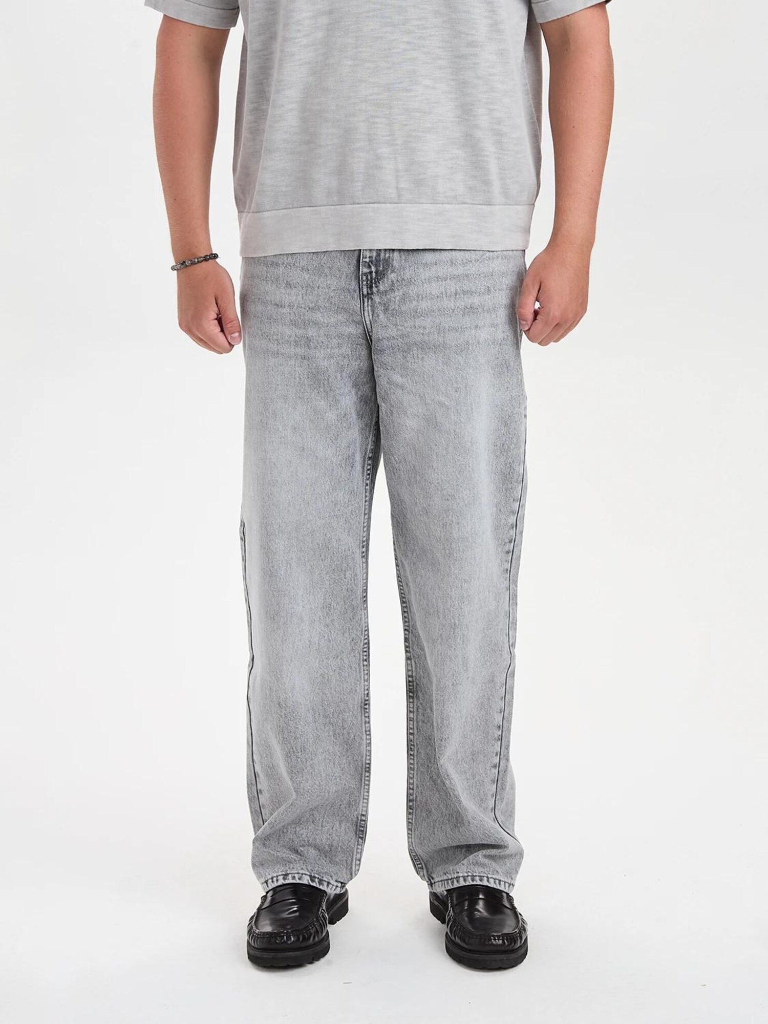 Dxnmxrk Jeans 'DXHector Relaxed Fit Jeans Grey' grigio