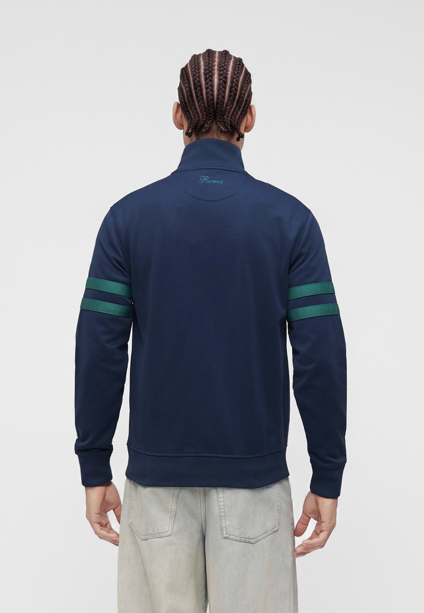 ELLESSE Chaqueta de chándal 'Roma'  navy / esmeralda / rojo / blanco – imagen 4