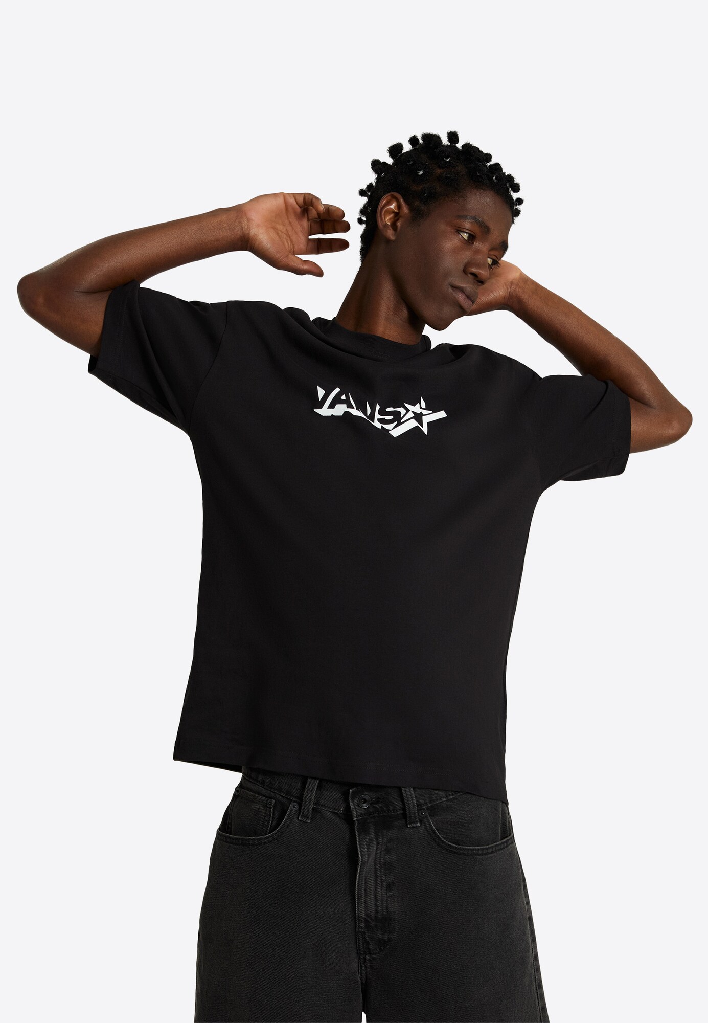 VANS Camiseta 'Antares' negro / blanco – imagen 3