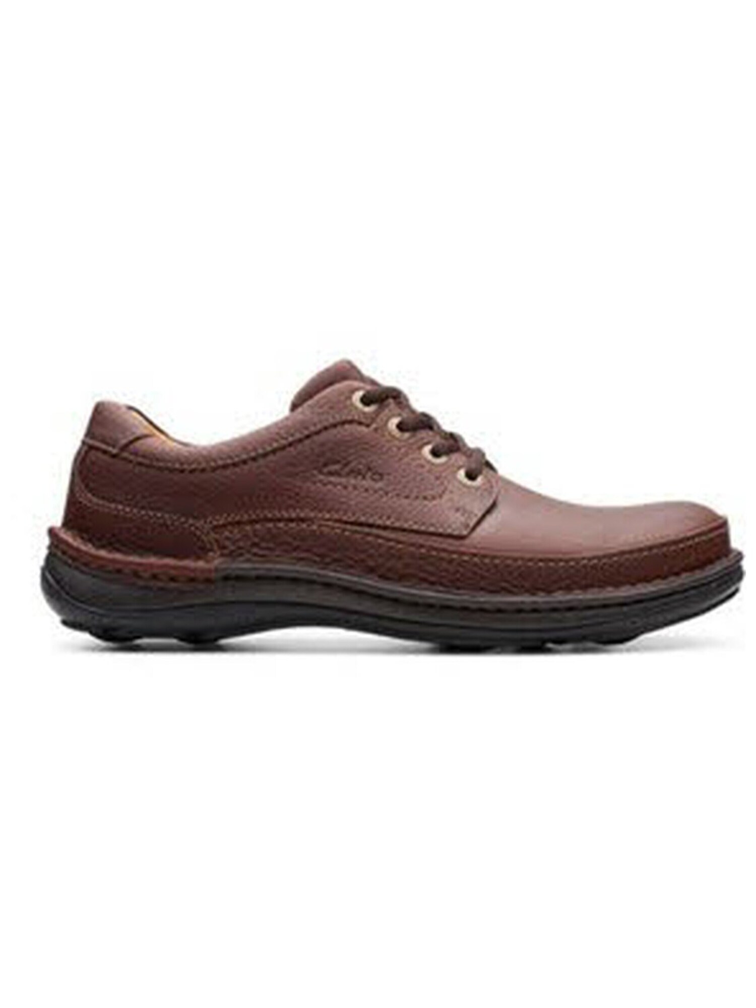 CLARKS Zapatos con cordón 'Sportlicher Schnürschuh Herren 203390057 Echtleder in braun'  marrón