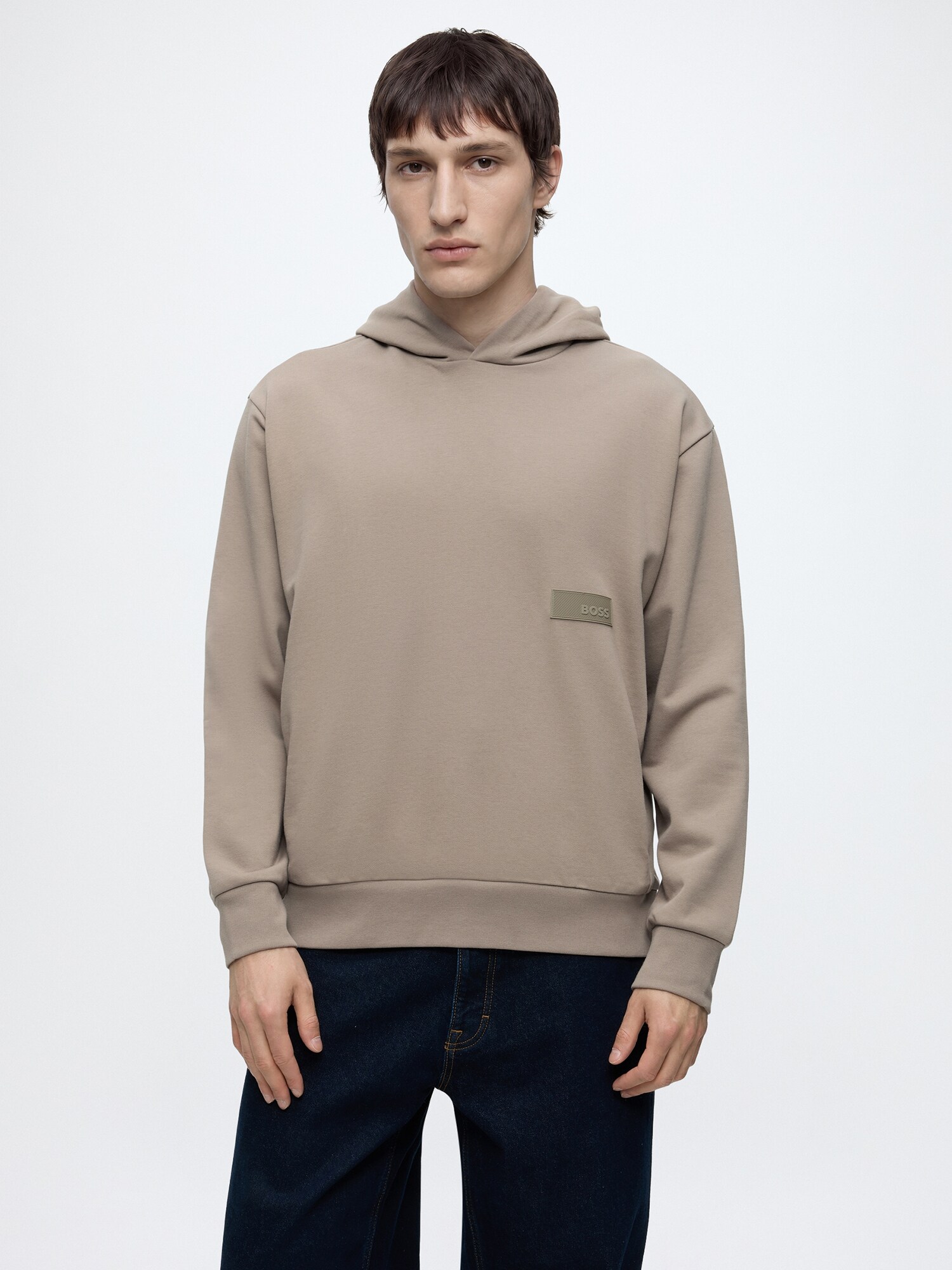 BOSS Sudadera  beige oscuro – imagen 4