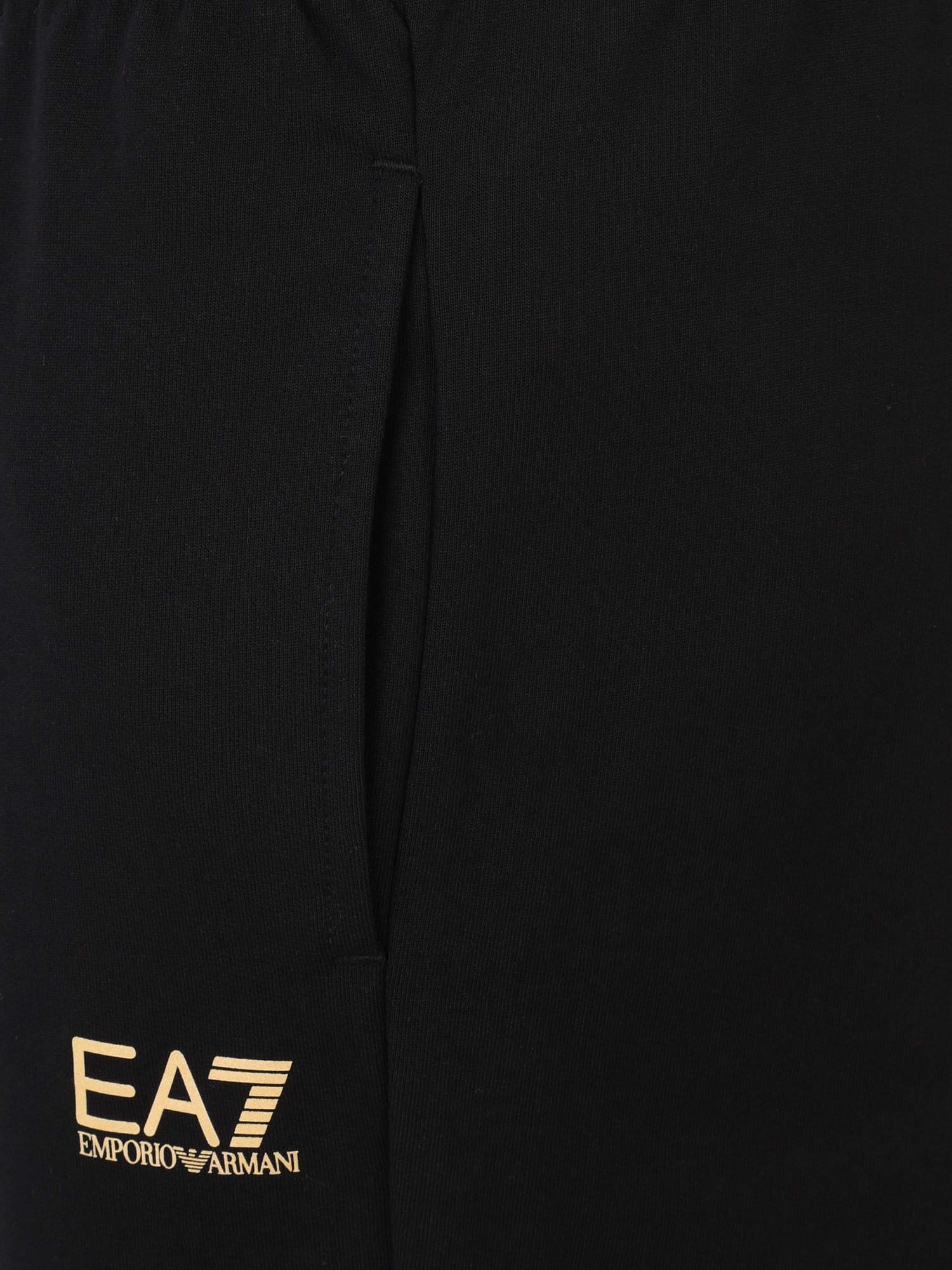 EA7 Emporio Armani Pantalón  beige / negro – imagen 3