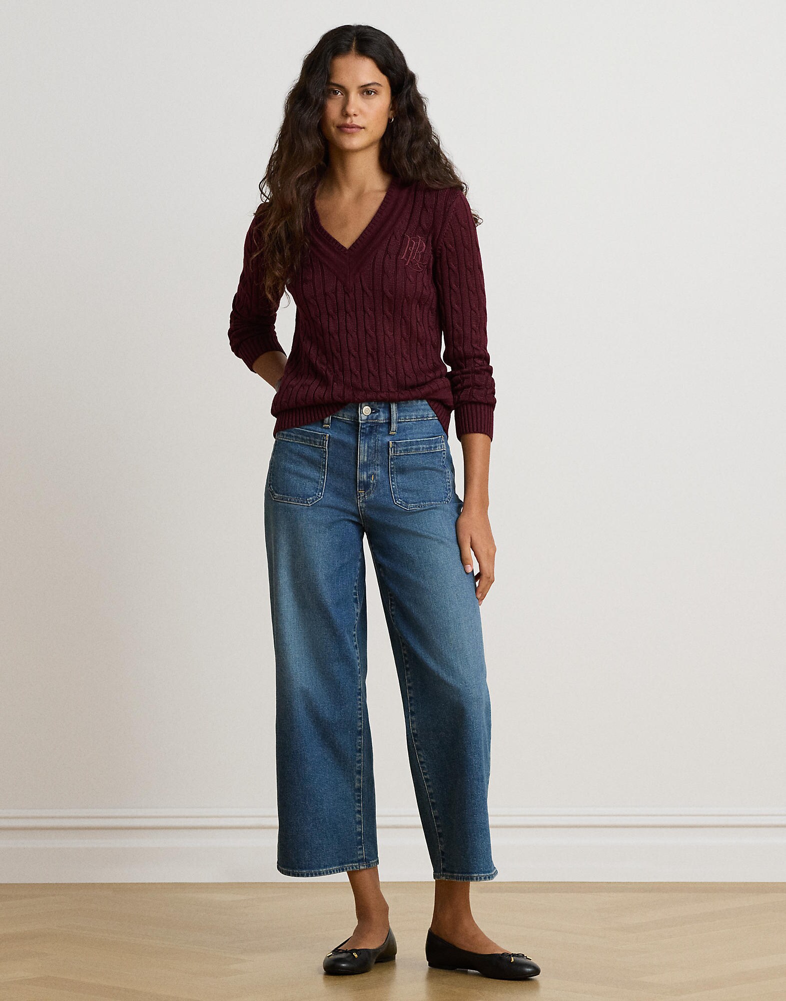 Lauren Ralph Lauren Jersey 'MEREN'  burdeos – imagen 4