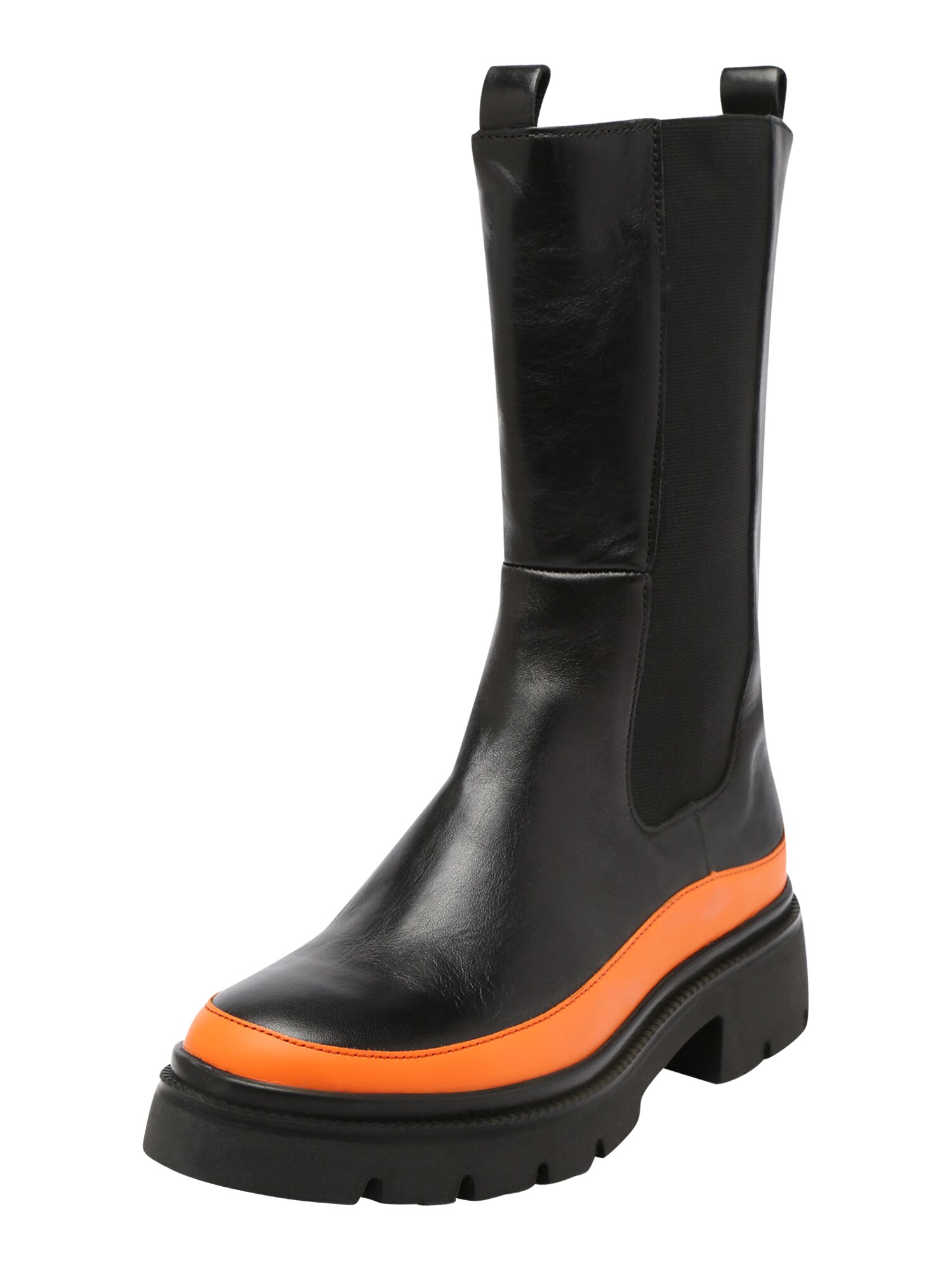 GABOR Botas chelsea  laranja / preto