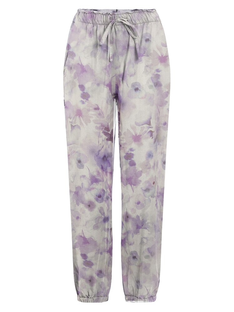 DEHA Hose Damen Größe 42 lila / dunkellila / weiß