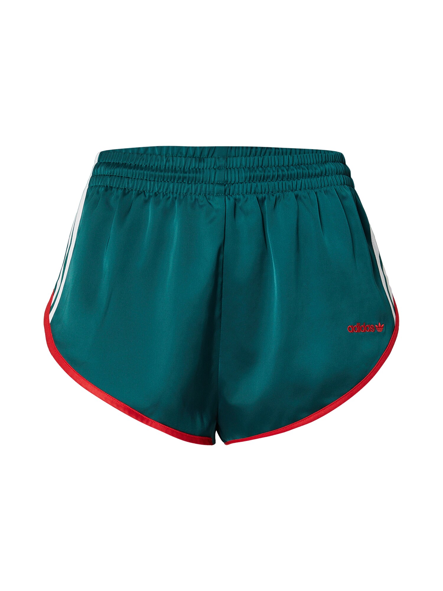 ADIDAS ORIGINALS Pantaloni  verde smarald / roșu / alb