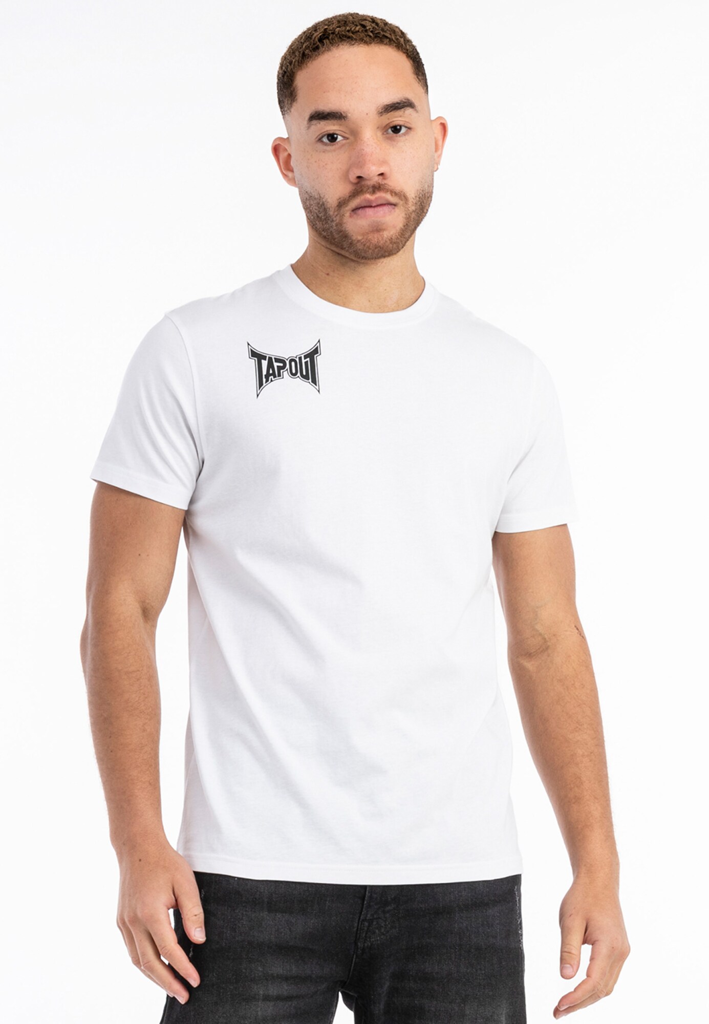 Tapout Póló 'OCTAGON'  szürke / fekete / fehér termék 2. képe