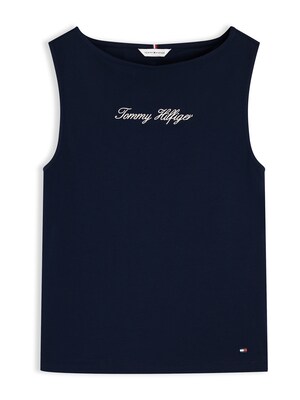 TOMMY HILFIGER Top  navy / blanco