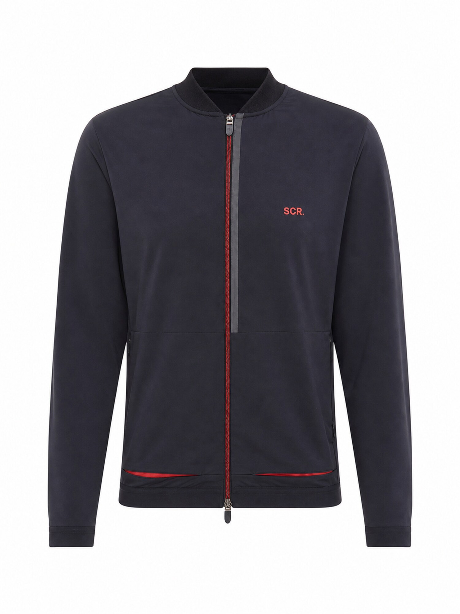Scr. Sweatvest 'Sam' Zwart