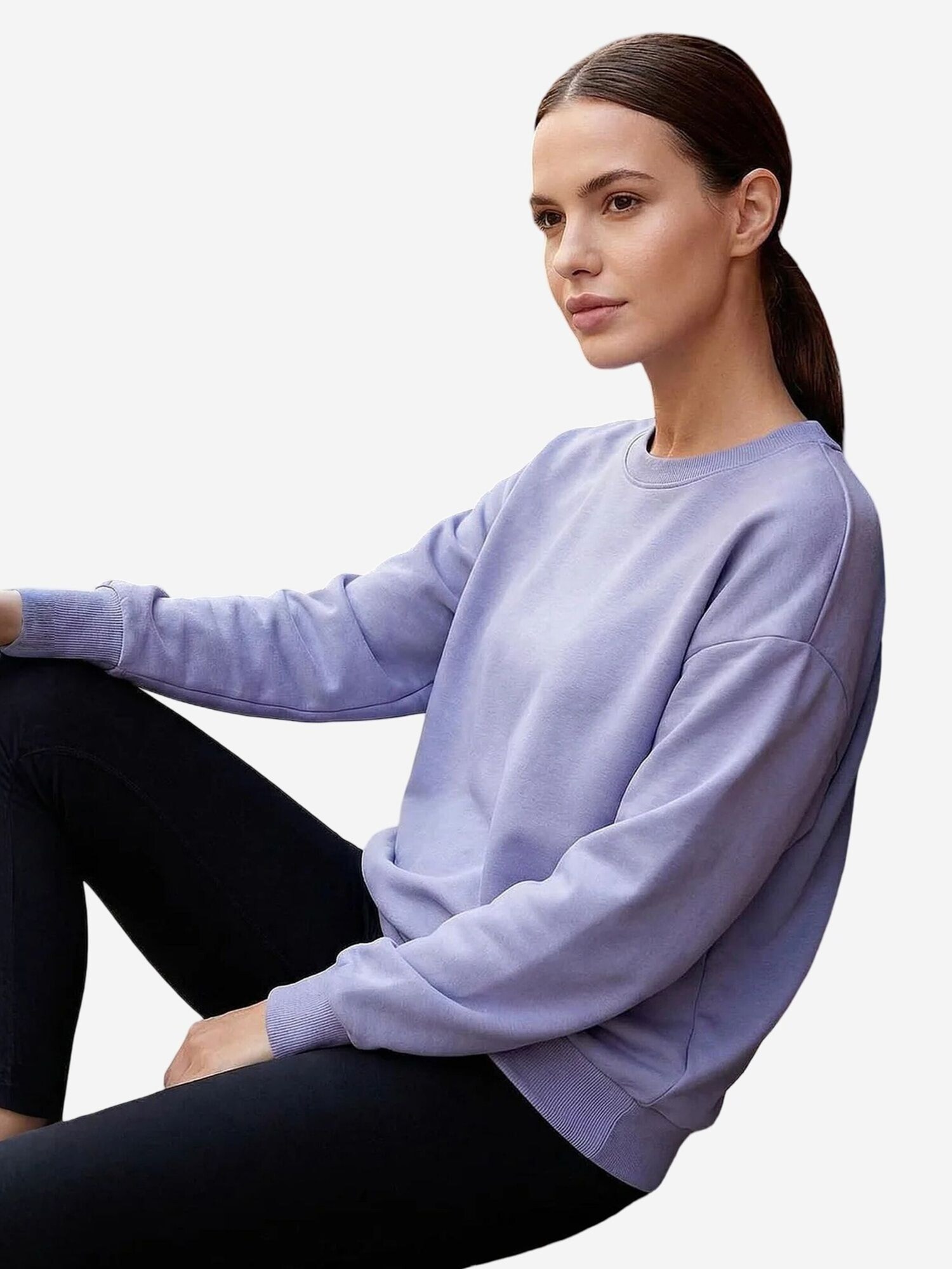 Tommy Life Sweater majica 'Sweatshirts' lila