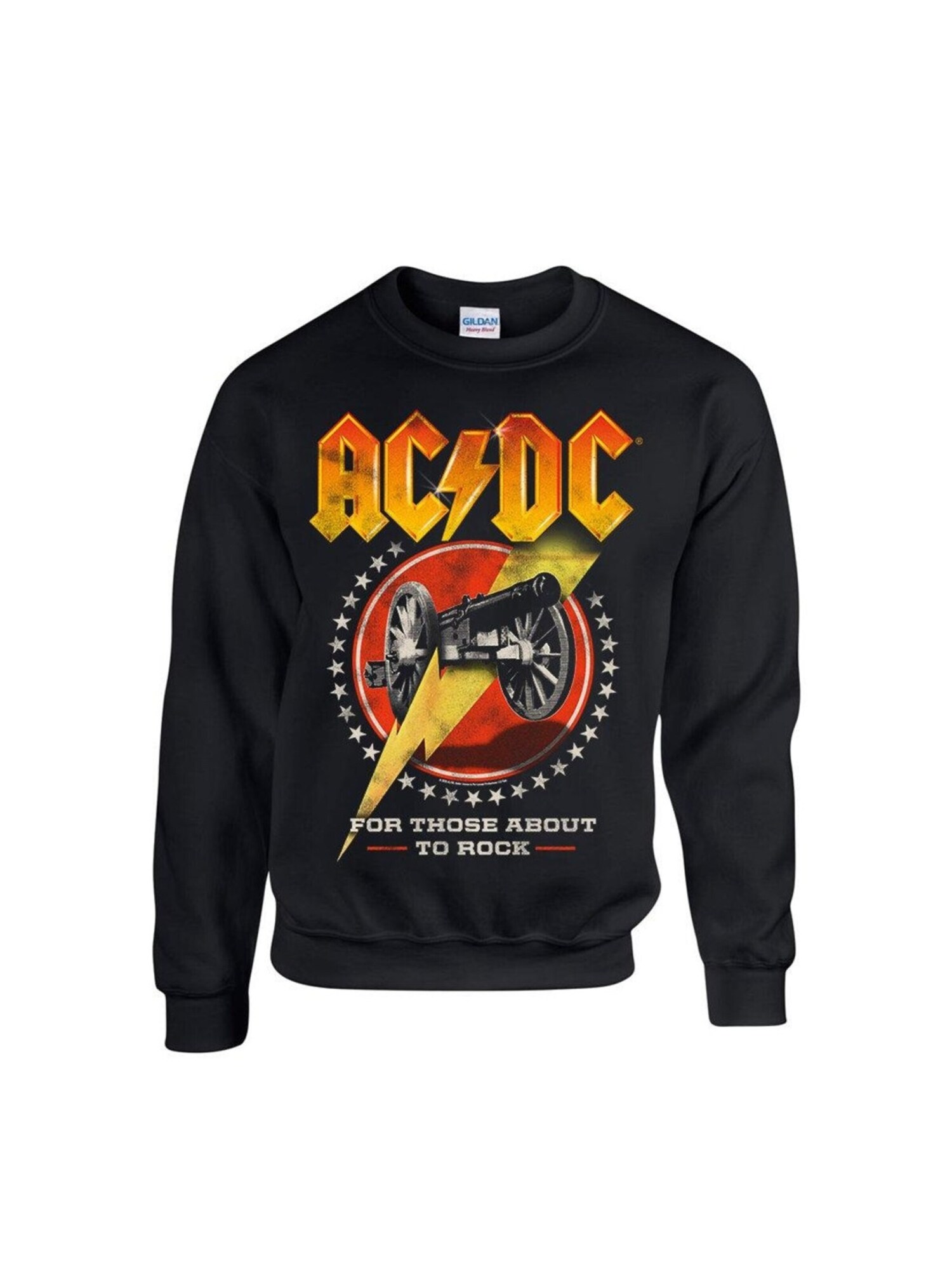 AC/DC Felpa 'For those about to rock new' nero