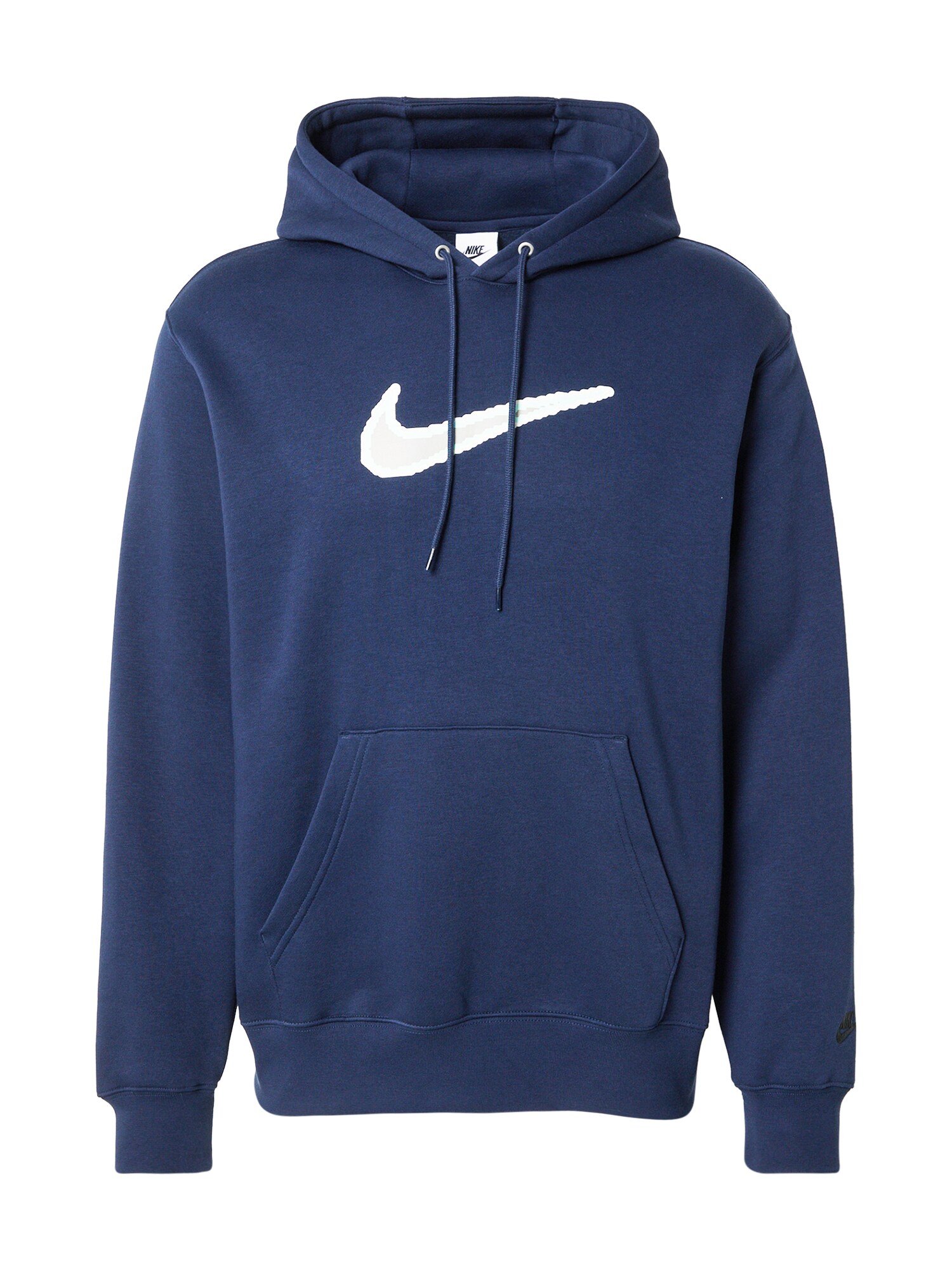 Nike Sportswear Bluză de molton CLUB  albastru marin / turcoaz / gri / alb