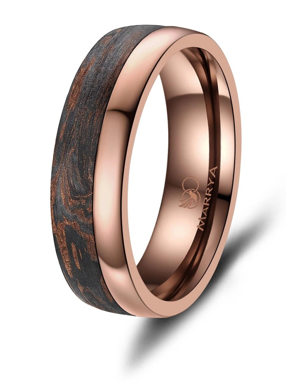 Ring 'MARRYA Ehering CB-04 Carbon-Bronze'