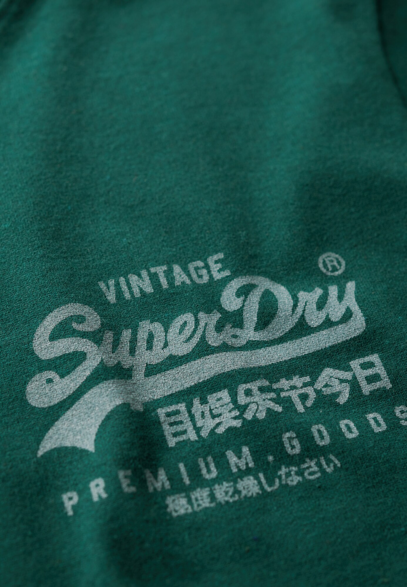 Superdry & Co Tričko 'Heritage' zelená / biela (obrázok 6)