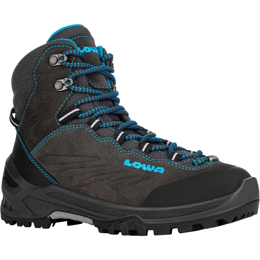 LOWA Boots 'Cadin' Jungen Größe 35 aqua / anthrazit