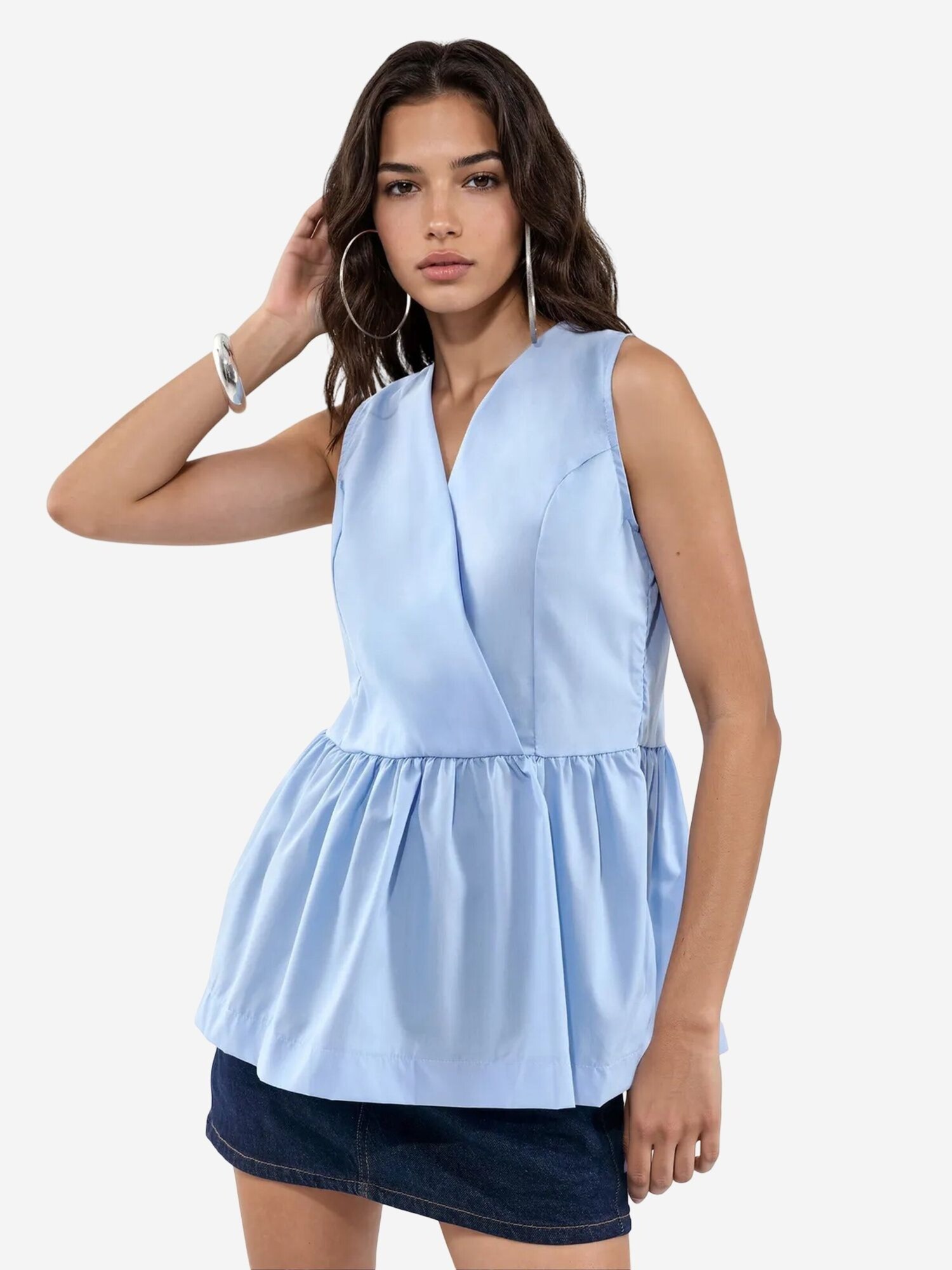 MSN Collection Bluza 'Blusen' svijetloplava