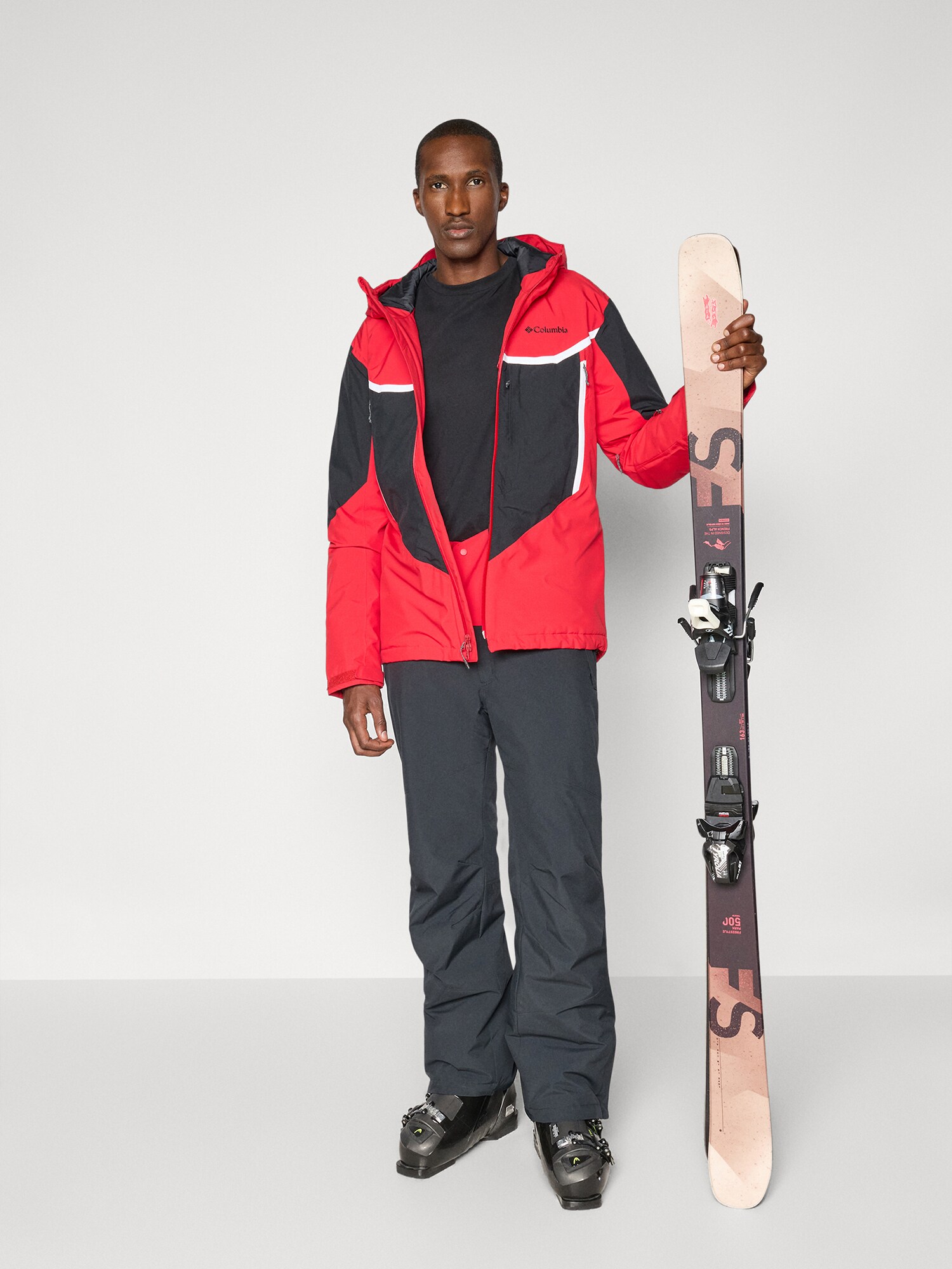 COLUMBIA Chaqueta deportiva 'Liftline'  rojo / negro / blanco – imagen 4