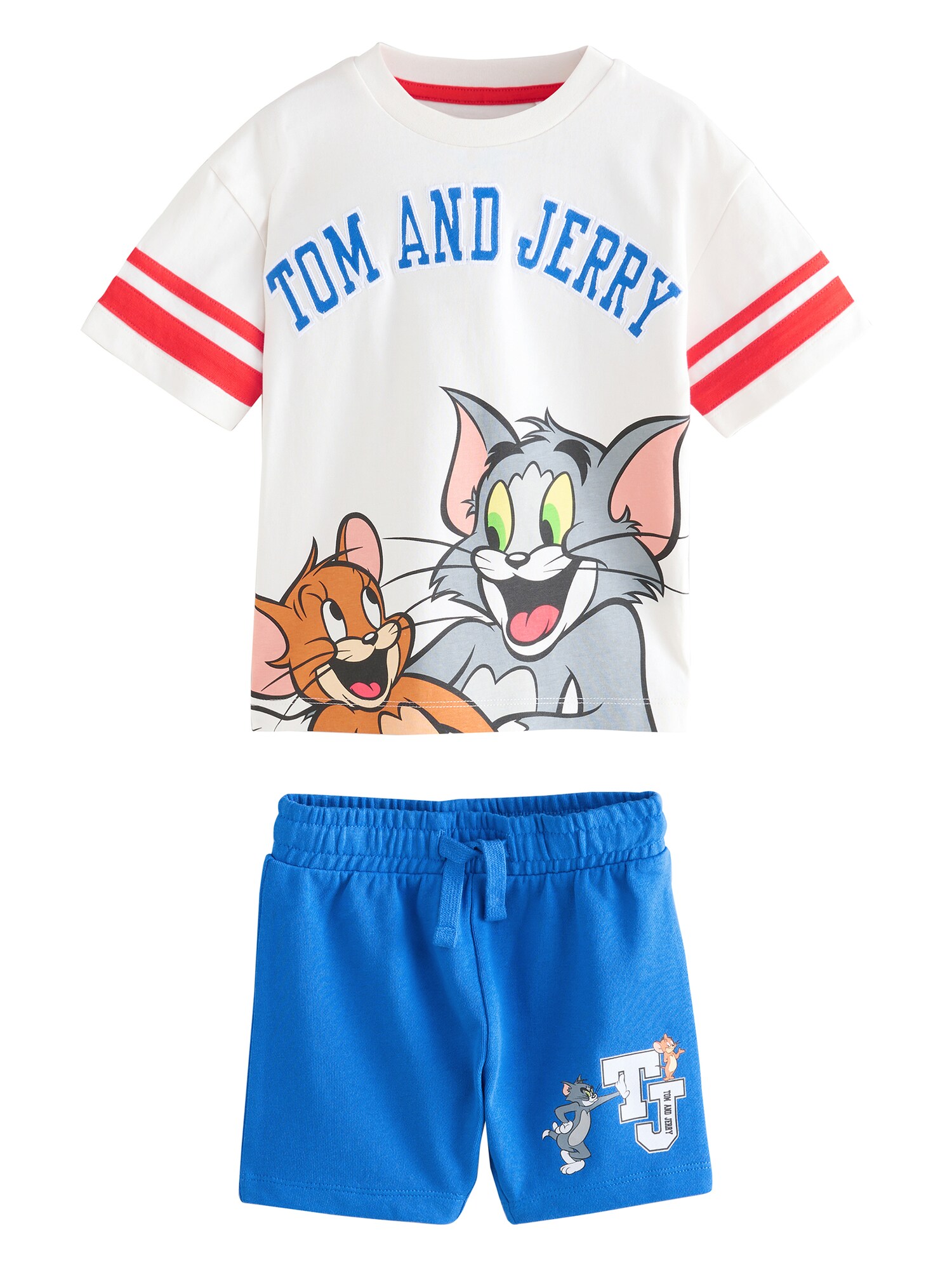 Next Set Tom Und Jerry  azur / gri / sângeriu / alb