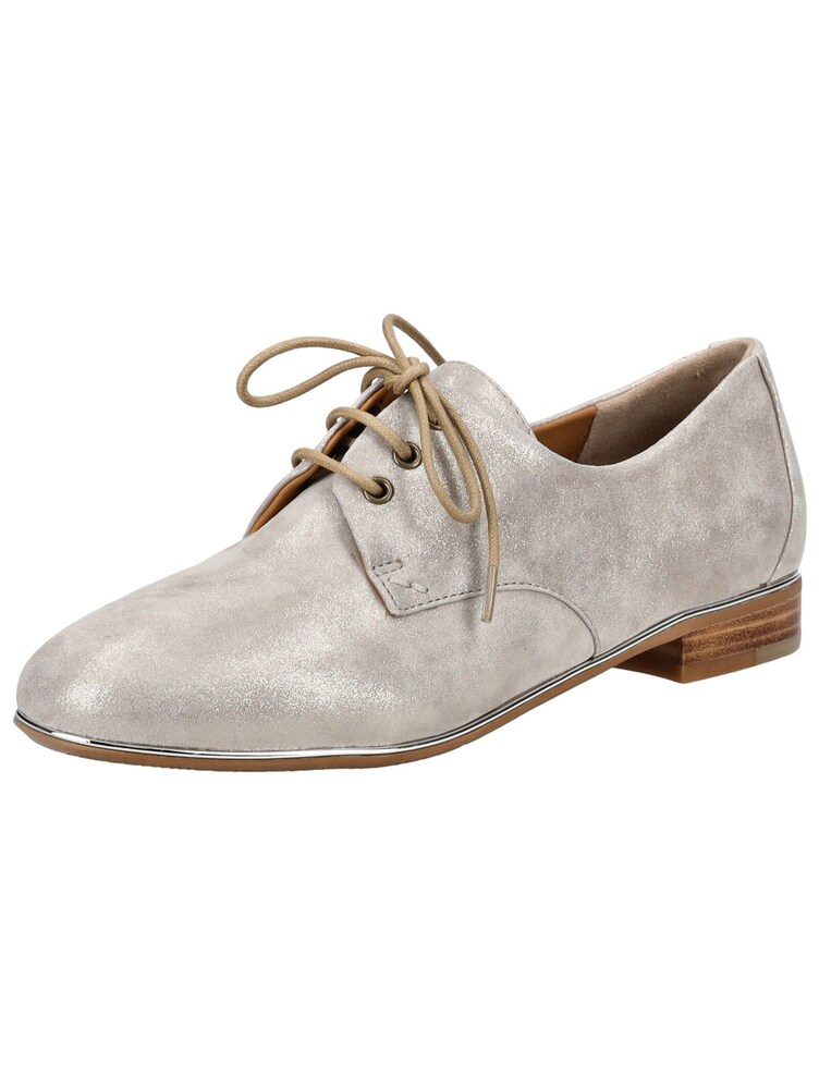 Everybody Schnürschuh Damen Größe 39.5 silber