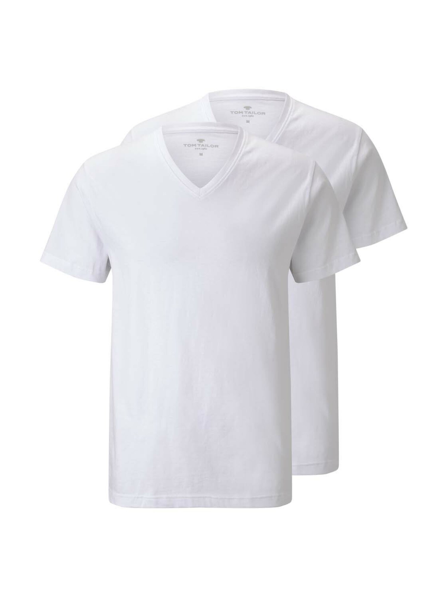 TOM TAILOR Apatiniai marškinėliai balta