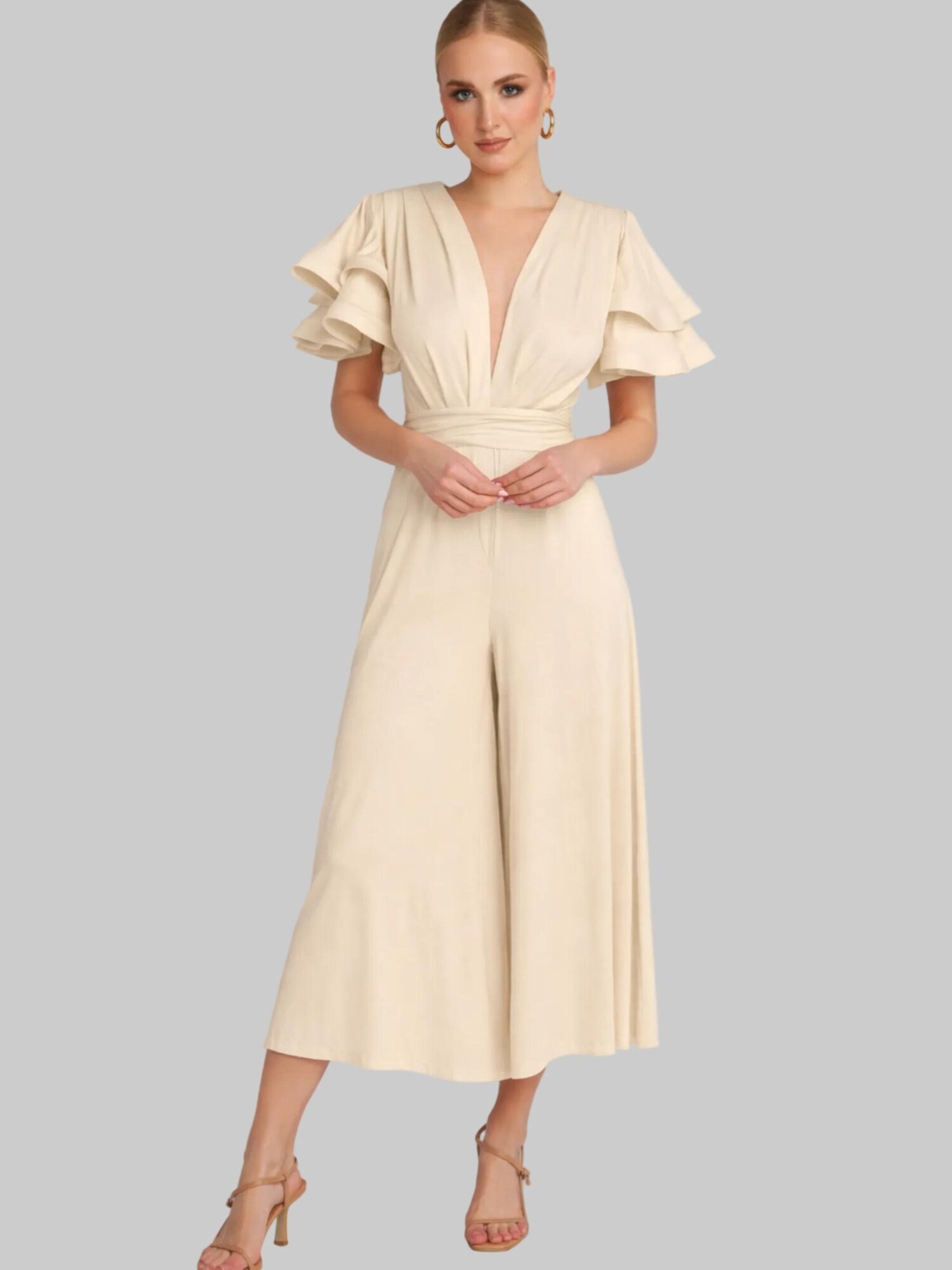 Madnezz House Jumpsuit  ecru