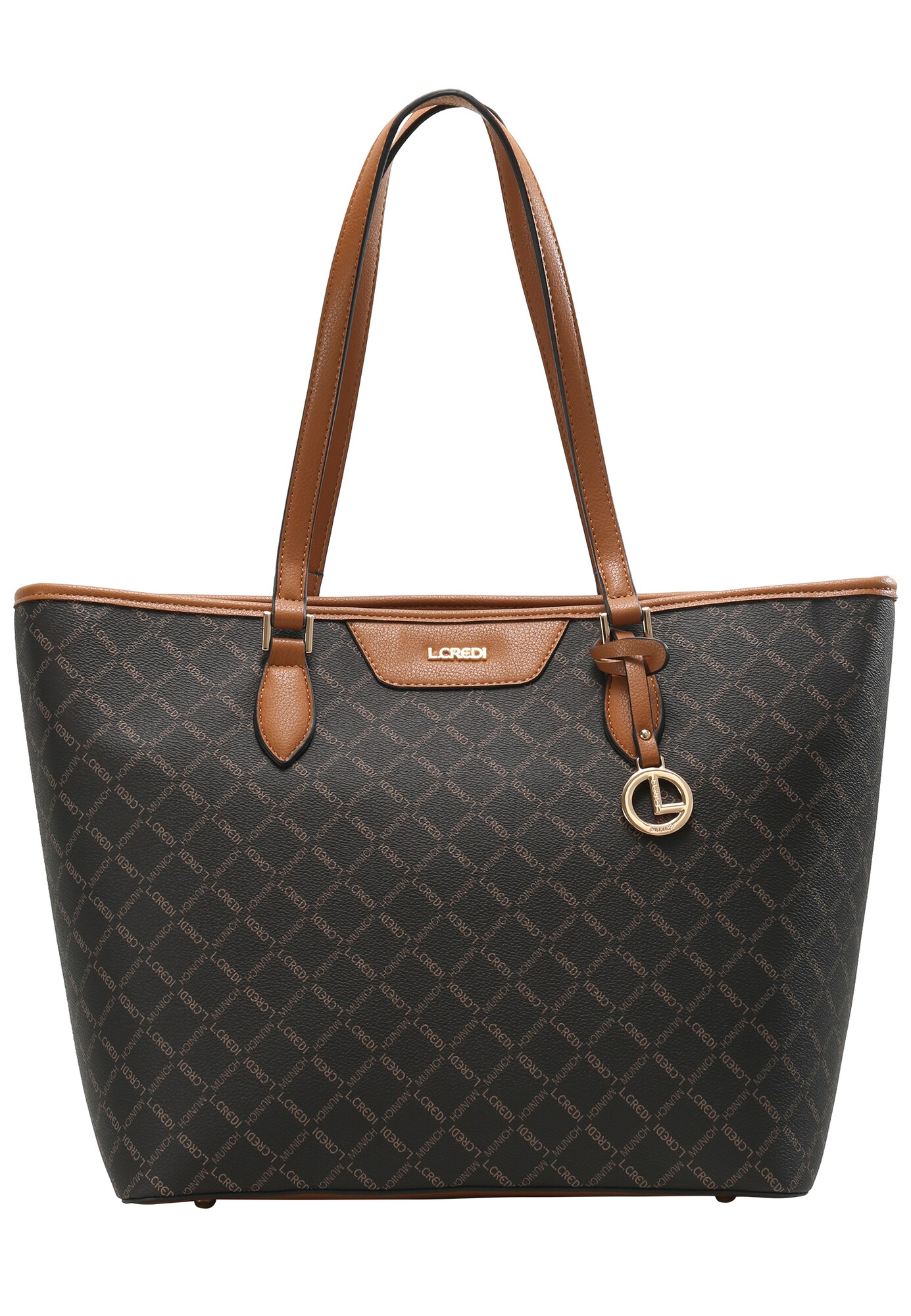 L.Credi Shopper 'Filiberta' Bruin / Zwart