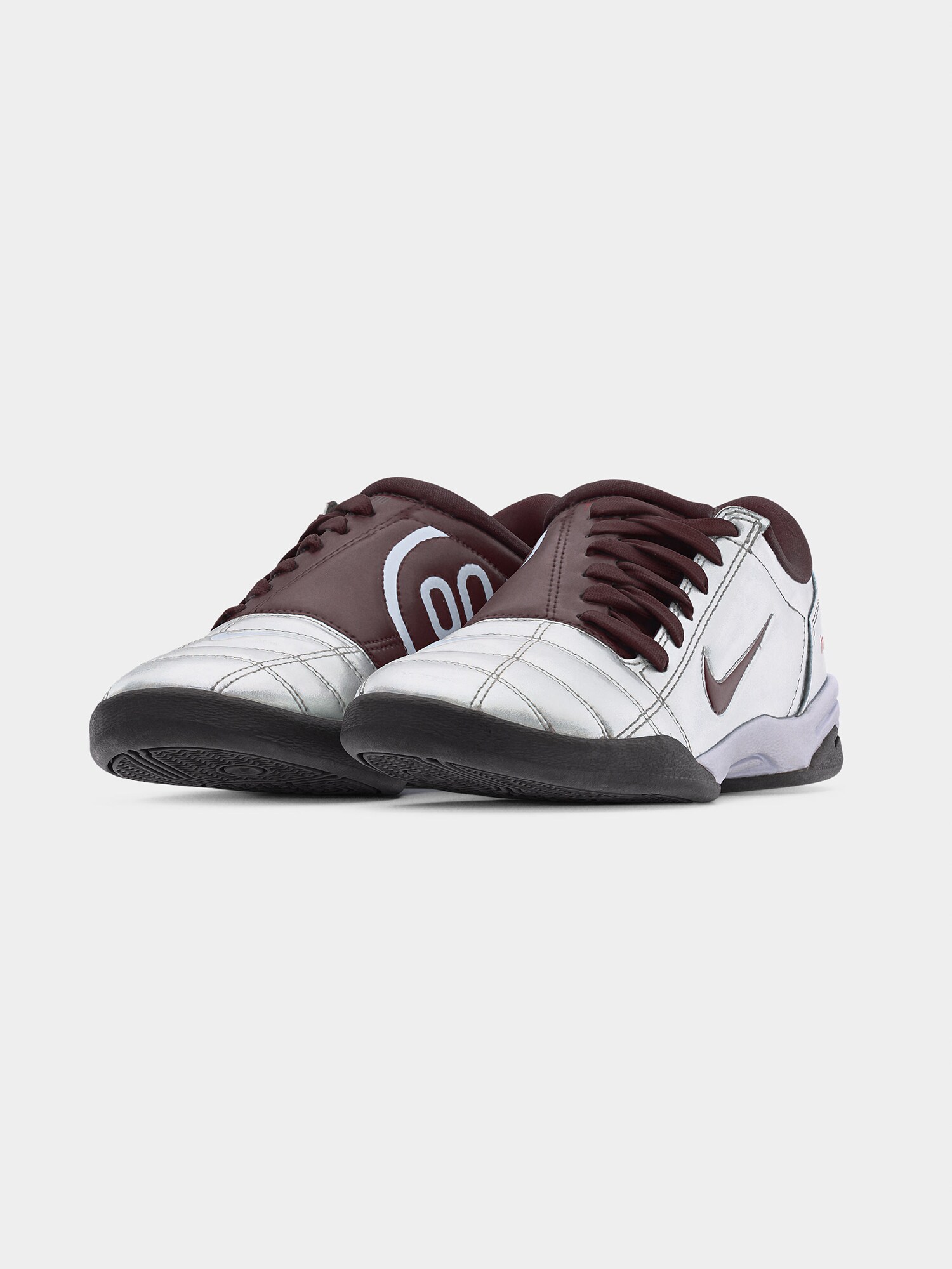 Nike Sportswear Zapatillas deportivas bajas 'T90'  borgoña / plata – imagen 2