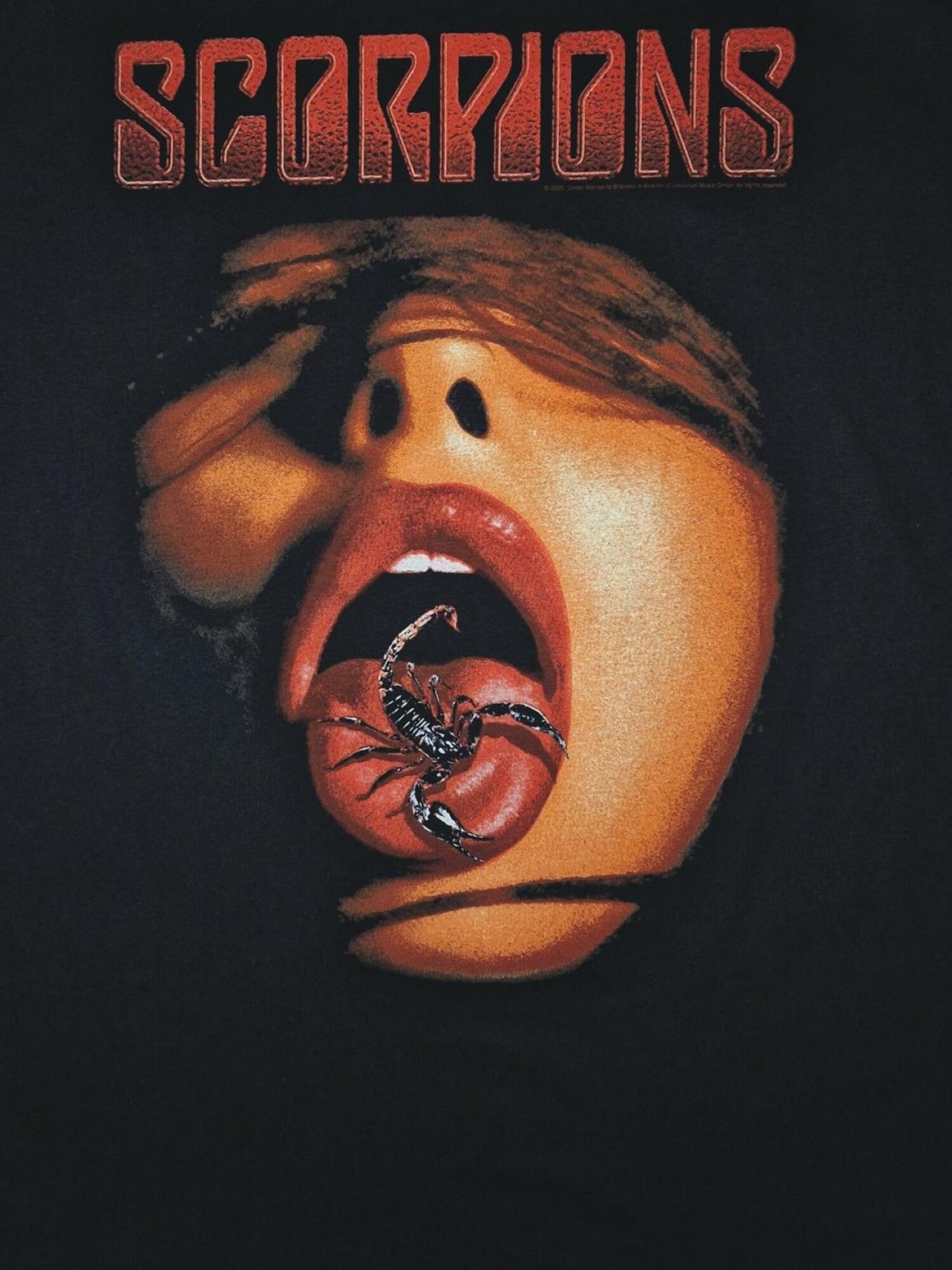Scorpions Camiseta 'Scorpions Tongue T-Shirt'  negro – imagen 4