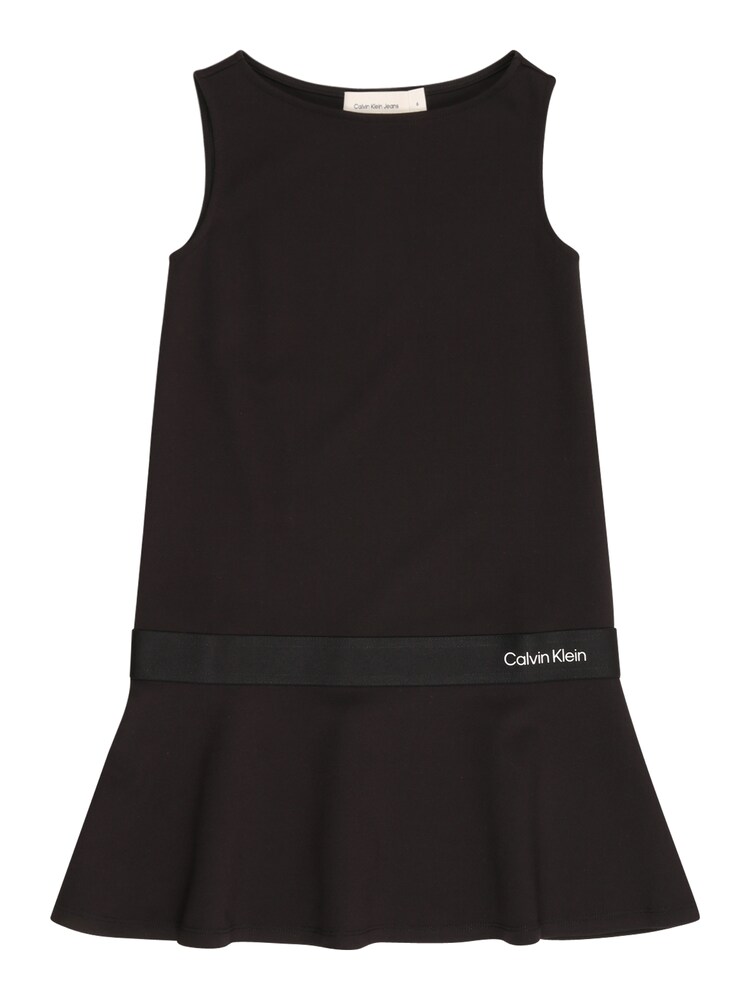 Calvin Klein Jeans Kleid Mädchen Größe 128 schwarz / weiß