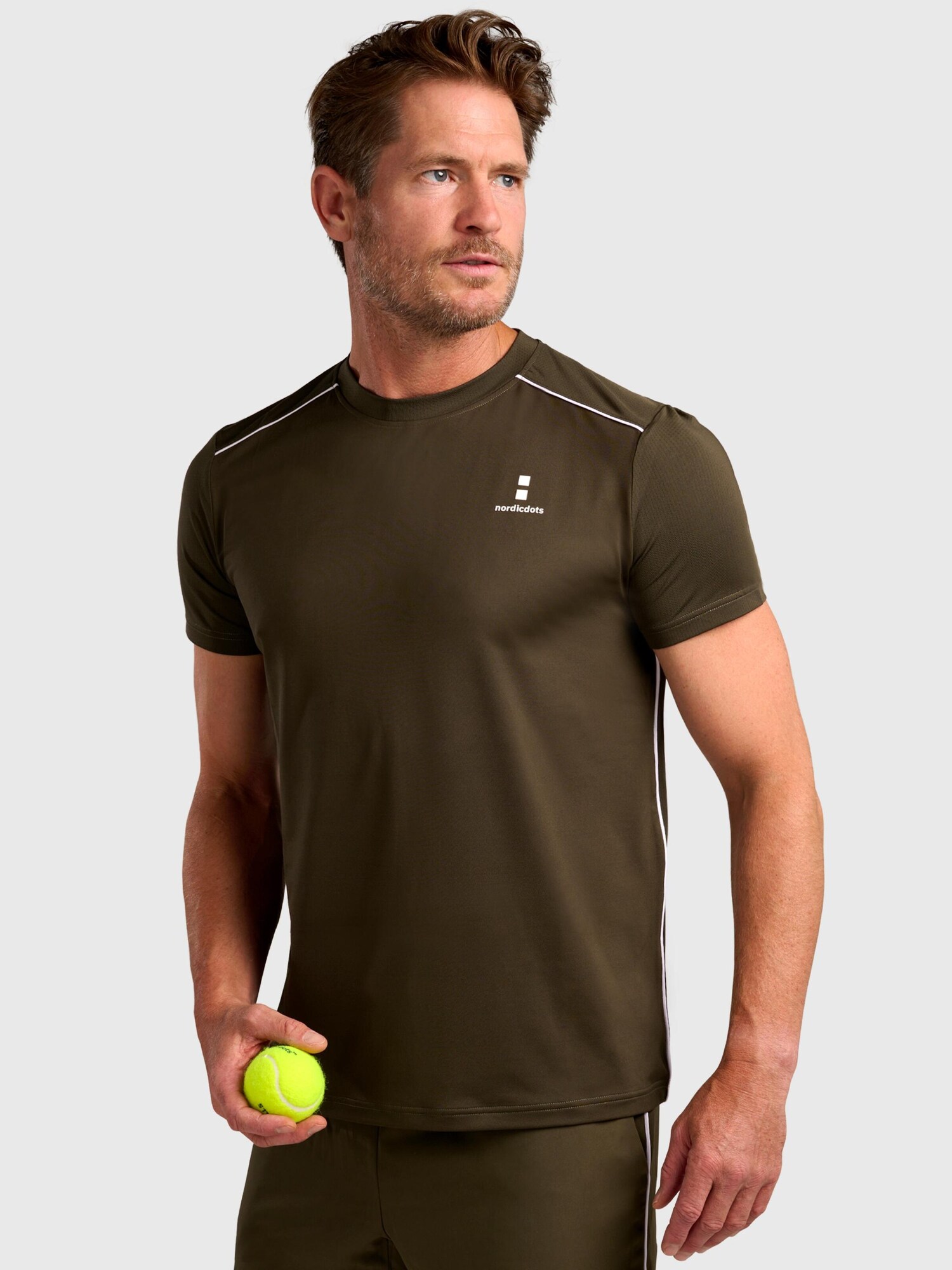 nordicdots Camiseta funcional  oliva