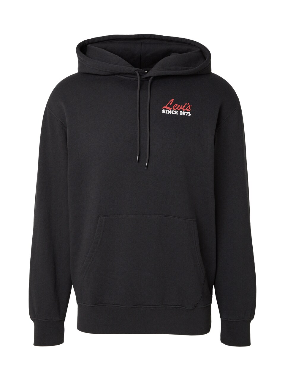 Sweatshirt 'Relaxed Graphic Po' knallröd / svart
