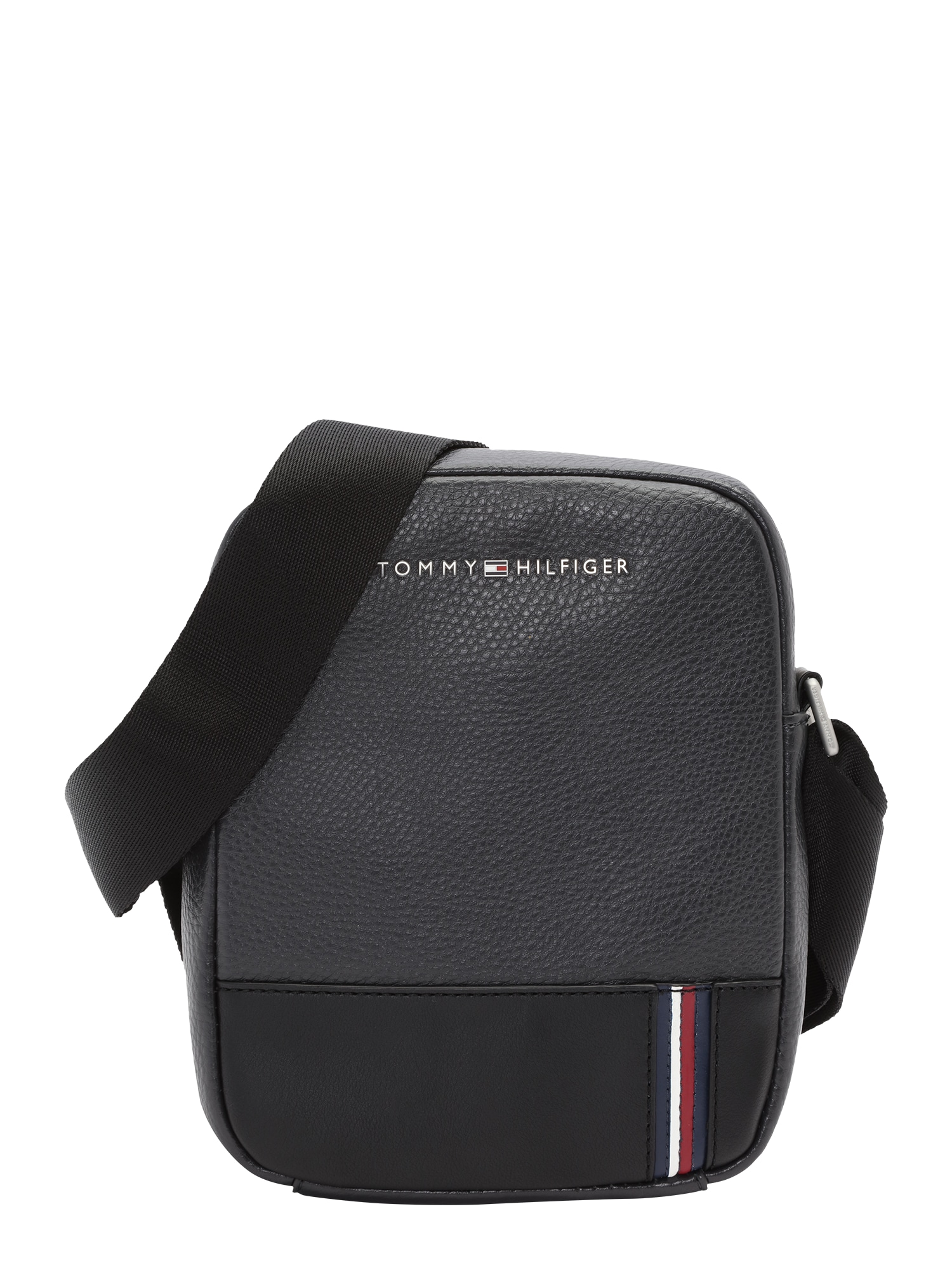 TOMMY HILFIGER Чанта за през рамо тип преметка  морскосиньо / антрацитно черно / червено / бяло