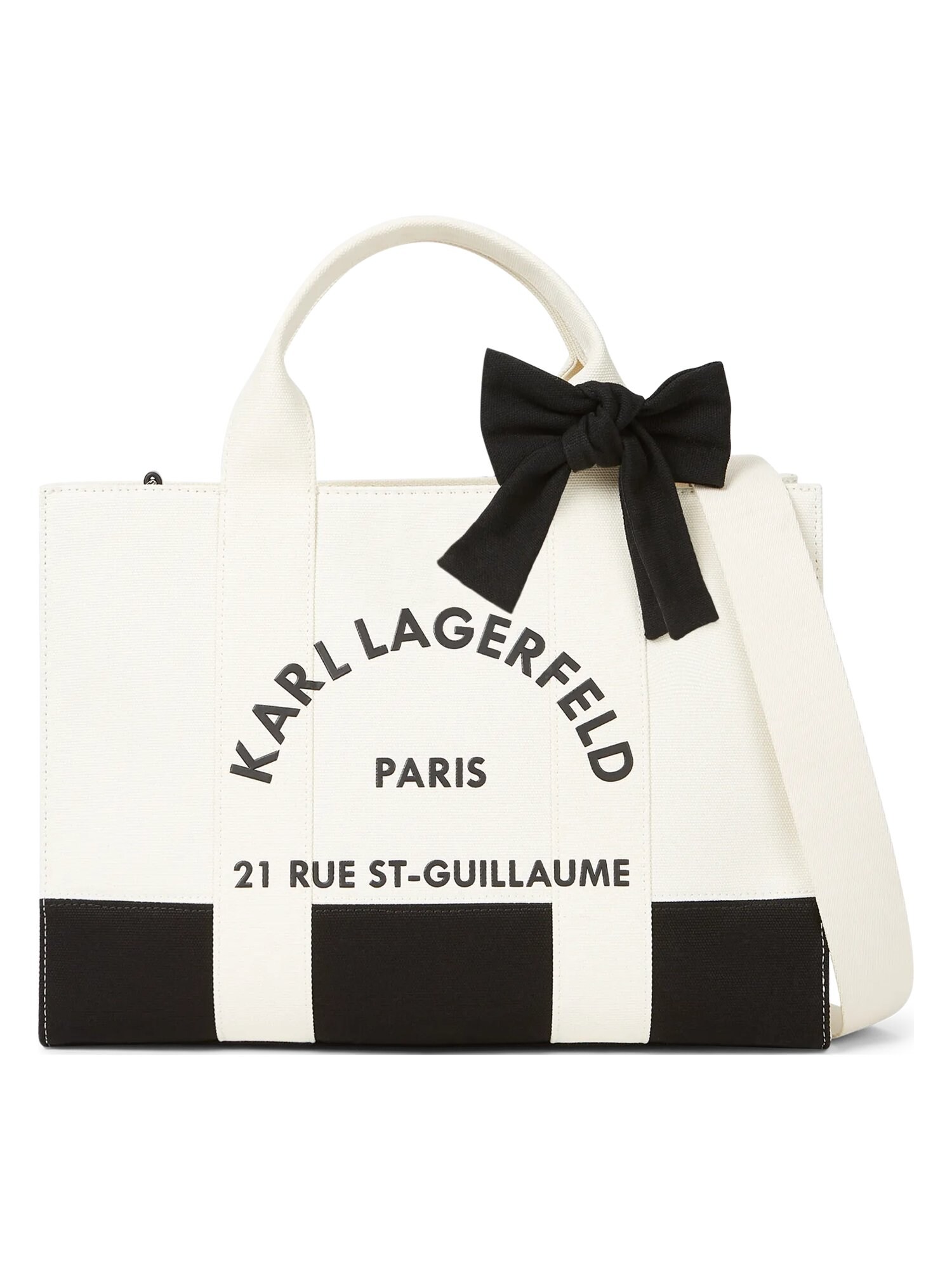 Karl Lagerfeld Plase de cumpărături Rue St-Guillaume negru / alb