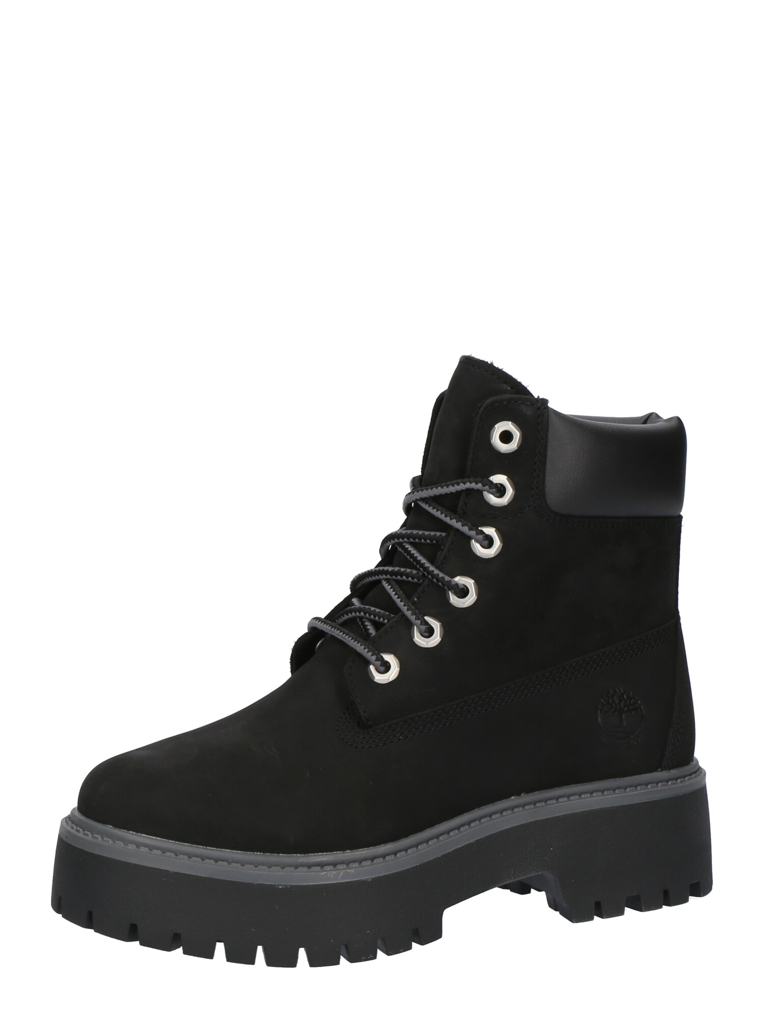 TIMBERLAND Ghete cu șireturi Stone Street  negru